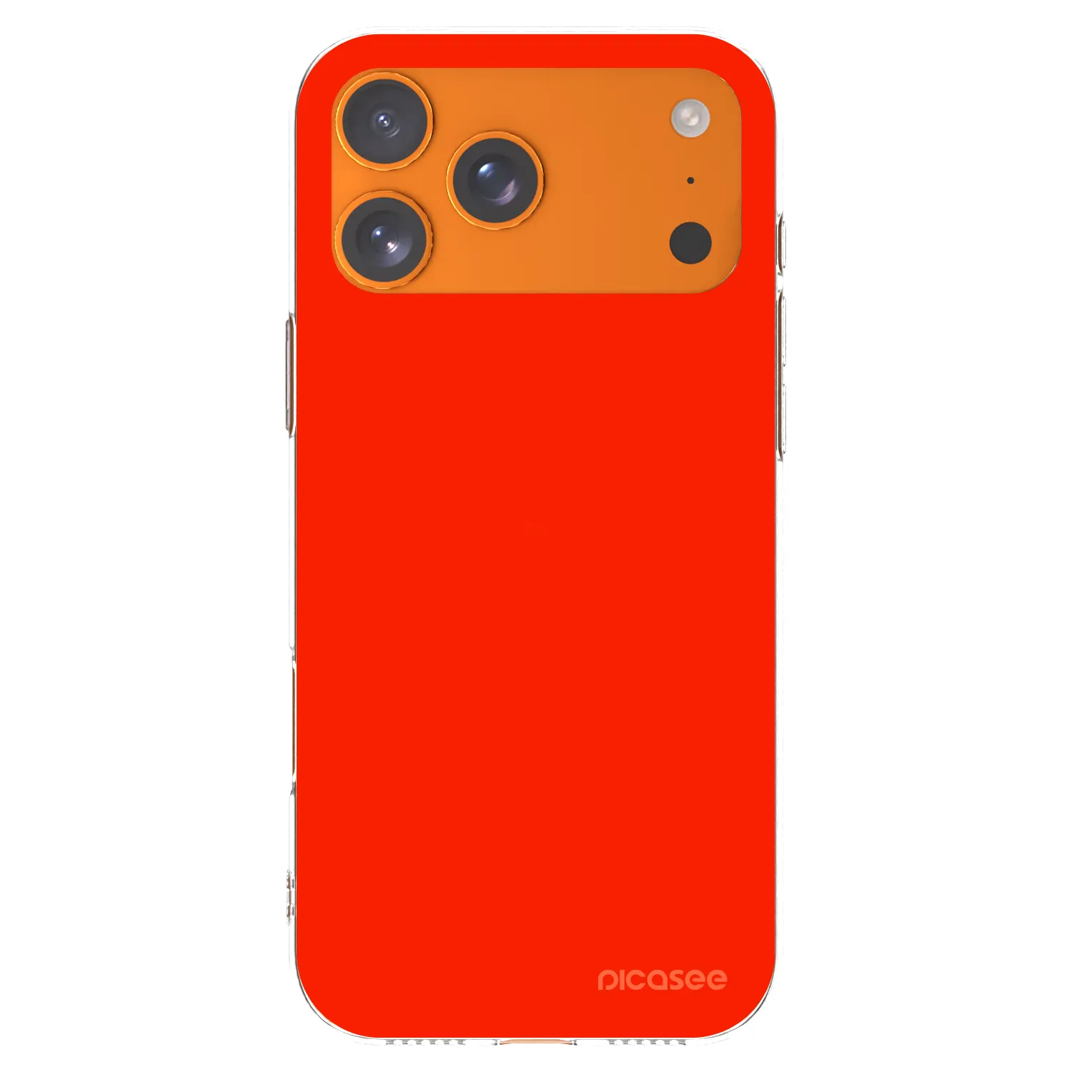 Picasee διαφανής θήκη σιλικόνης Apple iPhone 17 Pro Max - Maranello Red