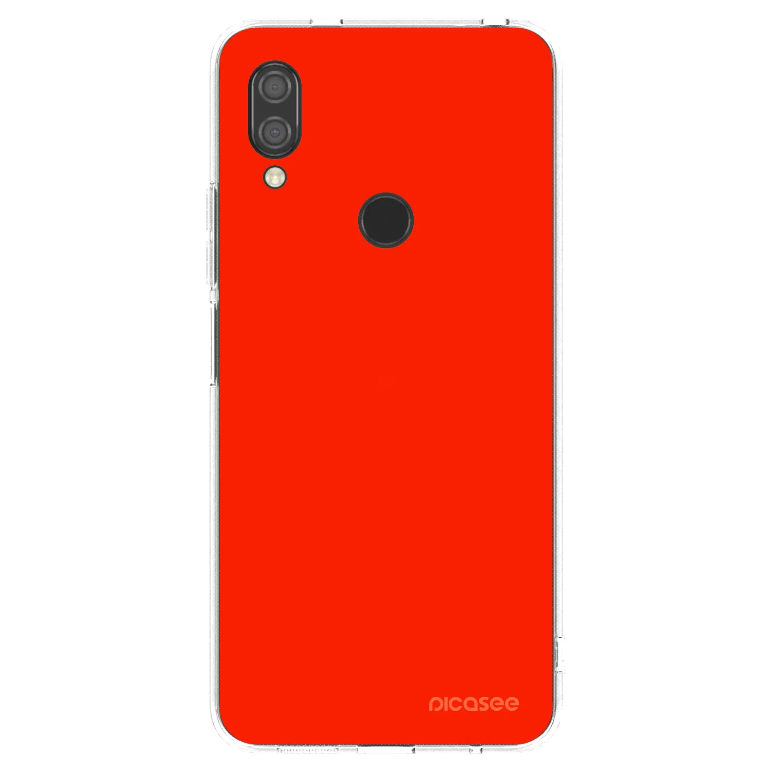 Picasee διαφανής θήκη σιλικόνης Xiaomi Redmi 7 - Maranello Red