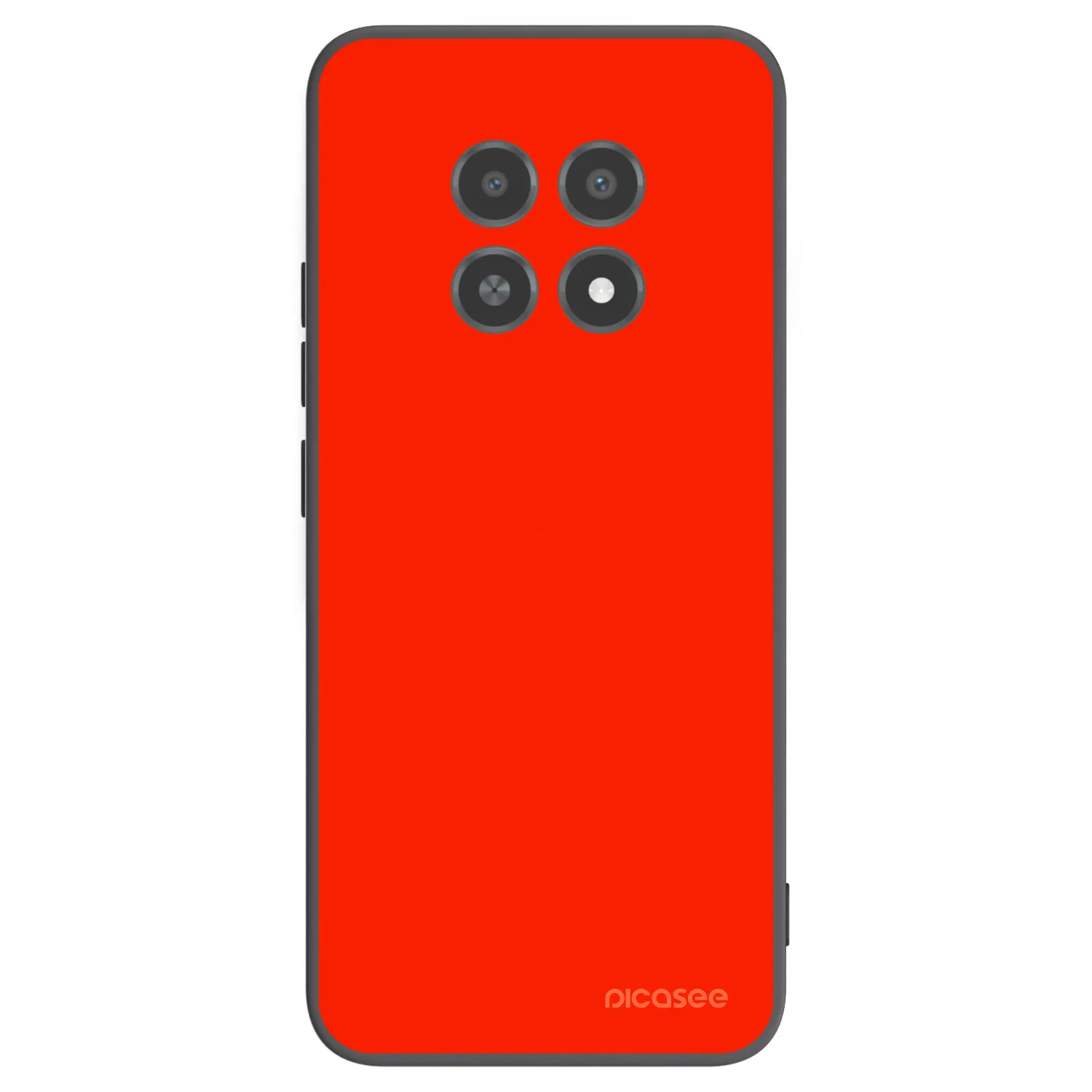 Picasee Μαύρη θήκη σιλικόνης για Realme 12X - Maranello Red