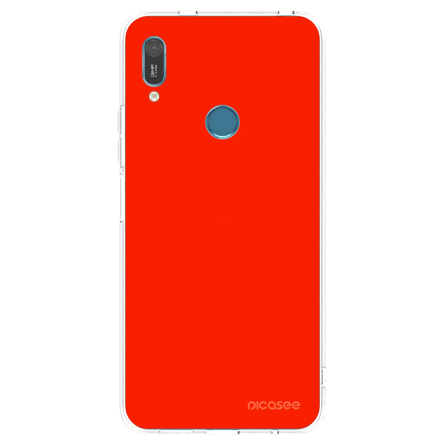Picasee διαφανής θήκη σιλικόνης Huawei Y6 2019 - Maranello Red