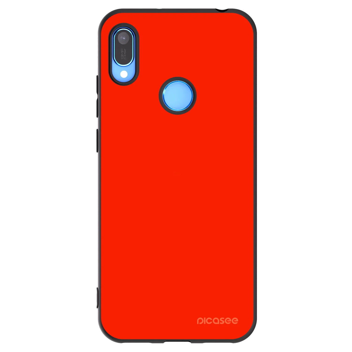 Picasee Μαύρη θήκη σιλικόνης για Huawei Y6 2019 - Maranello Red