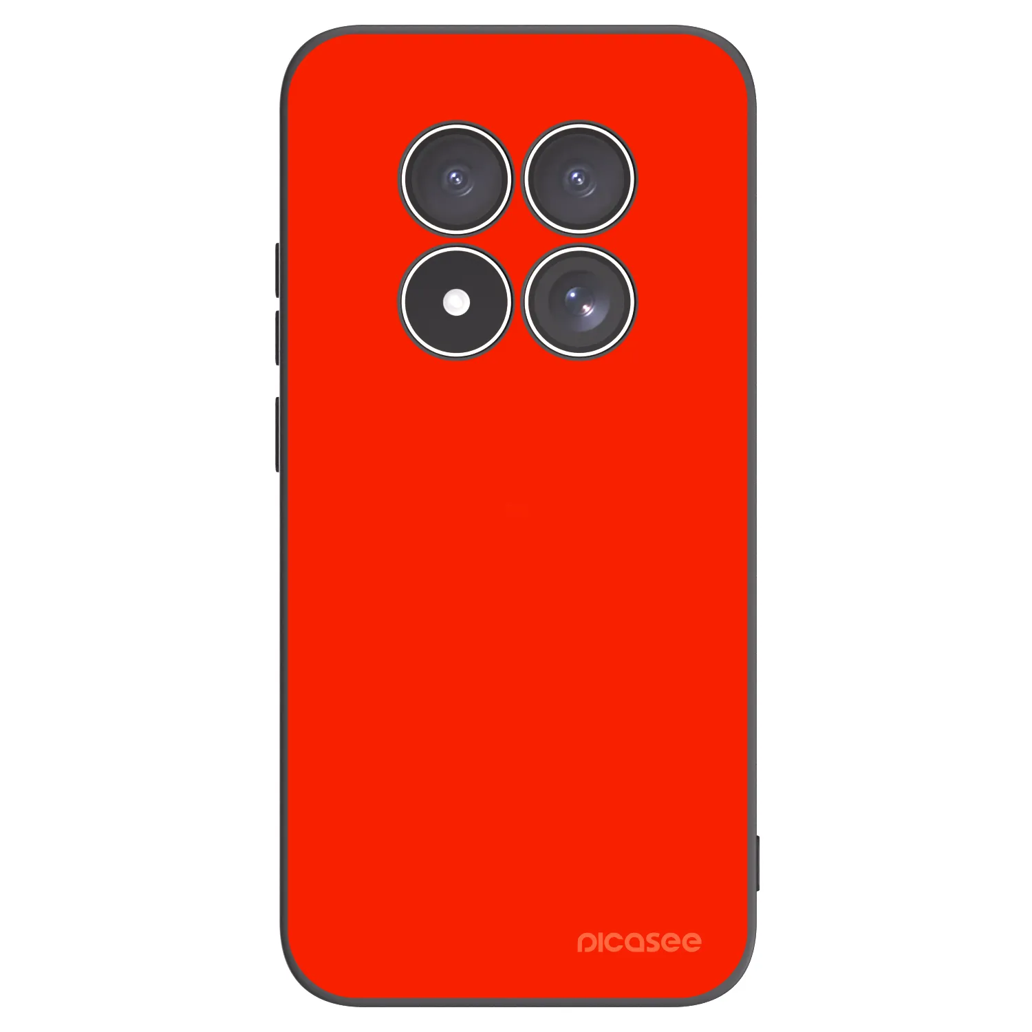 Picasee Μαύρη θήκη σιλικόνης για Xiaomi Redmi Note 15 Pro 4G - Maranello Red