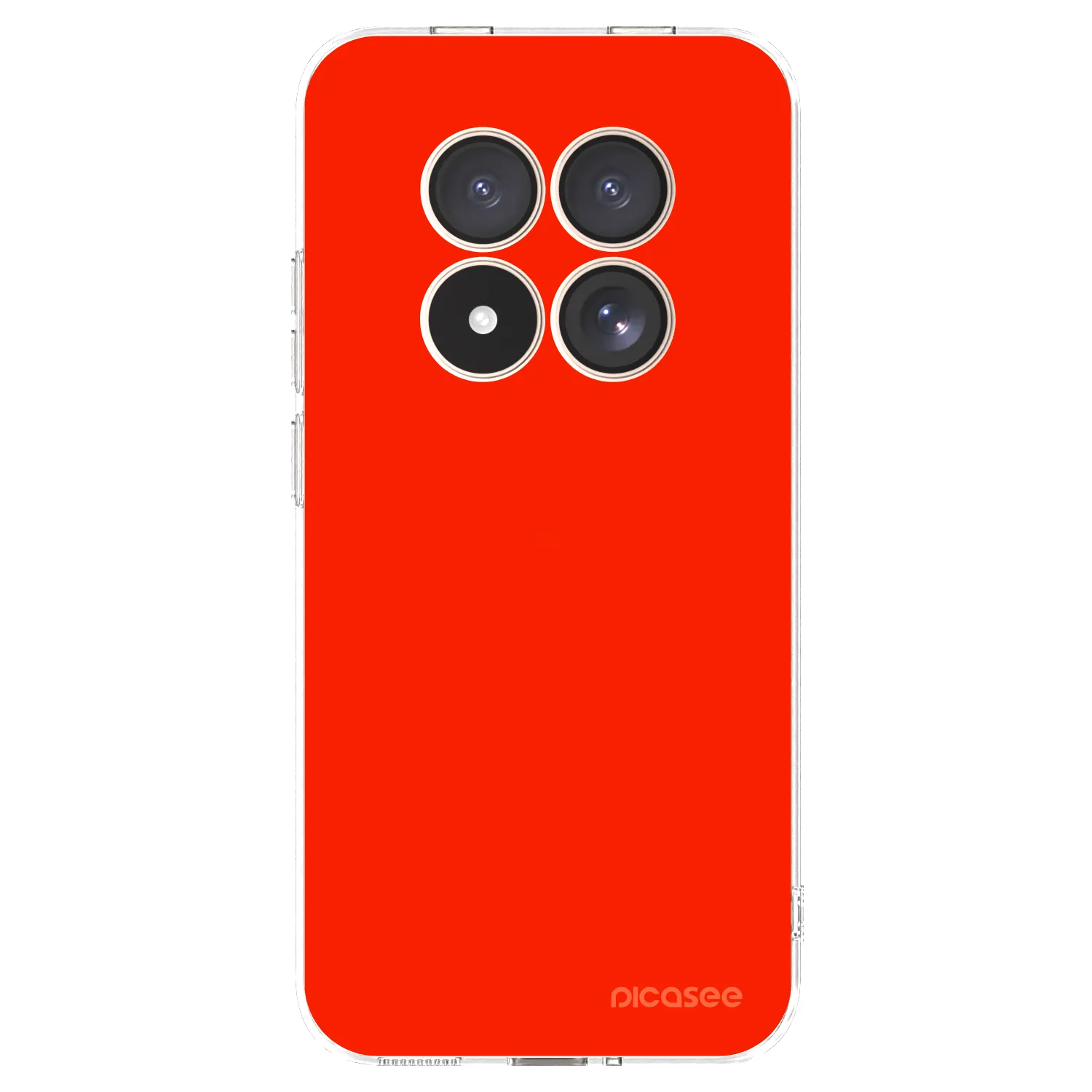 Picasee διαφανής θήκη σιλικόνης Xiaomi Redmi Note 15 Pro 4G - Maranello Red