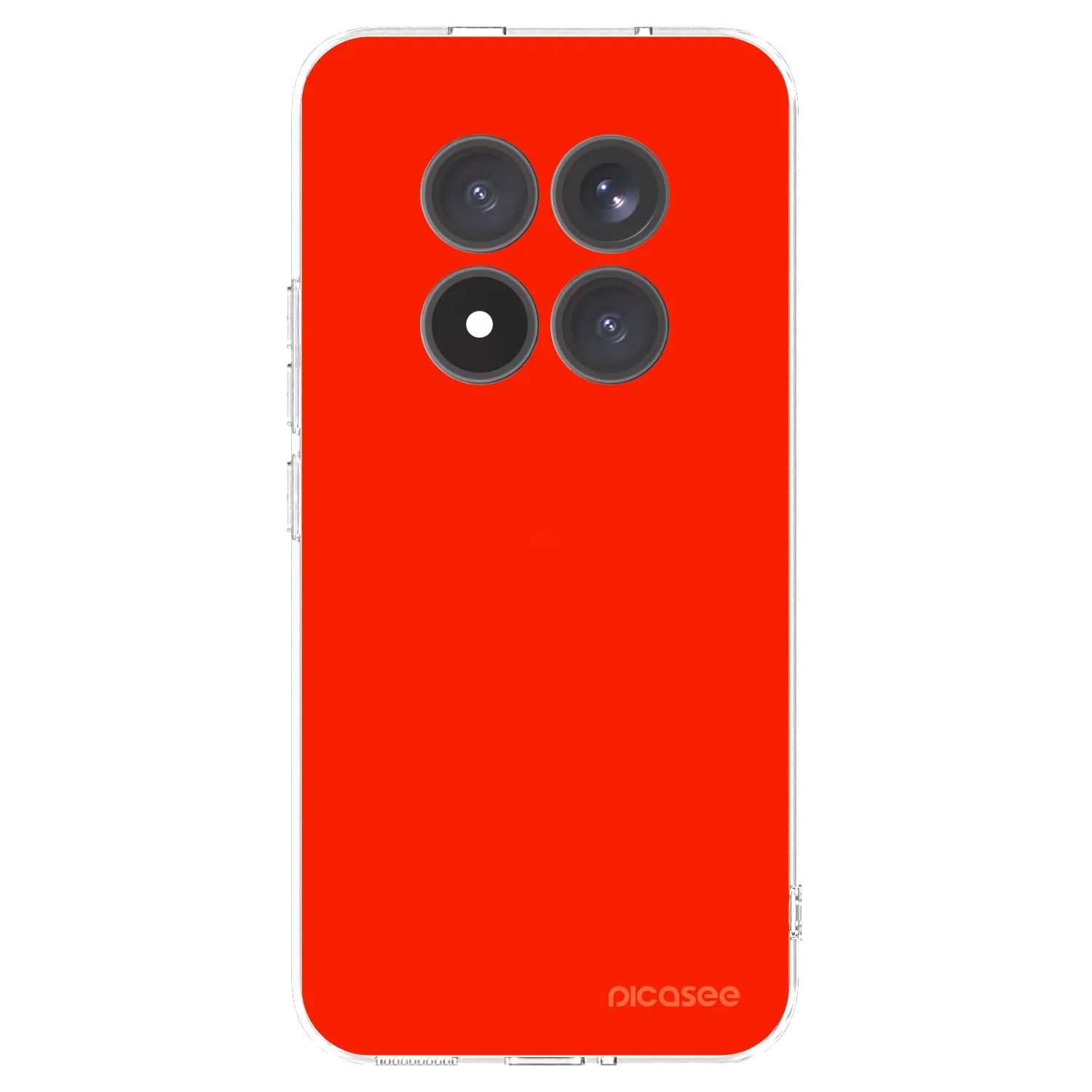 Picasee διαφανής θήκη σιλικόνης Xiaomi Redmi Note 15 Pro+ - Maranello Red