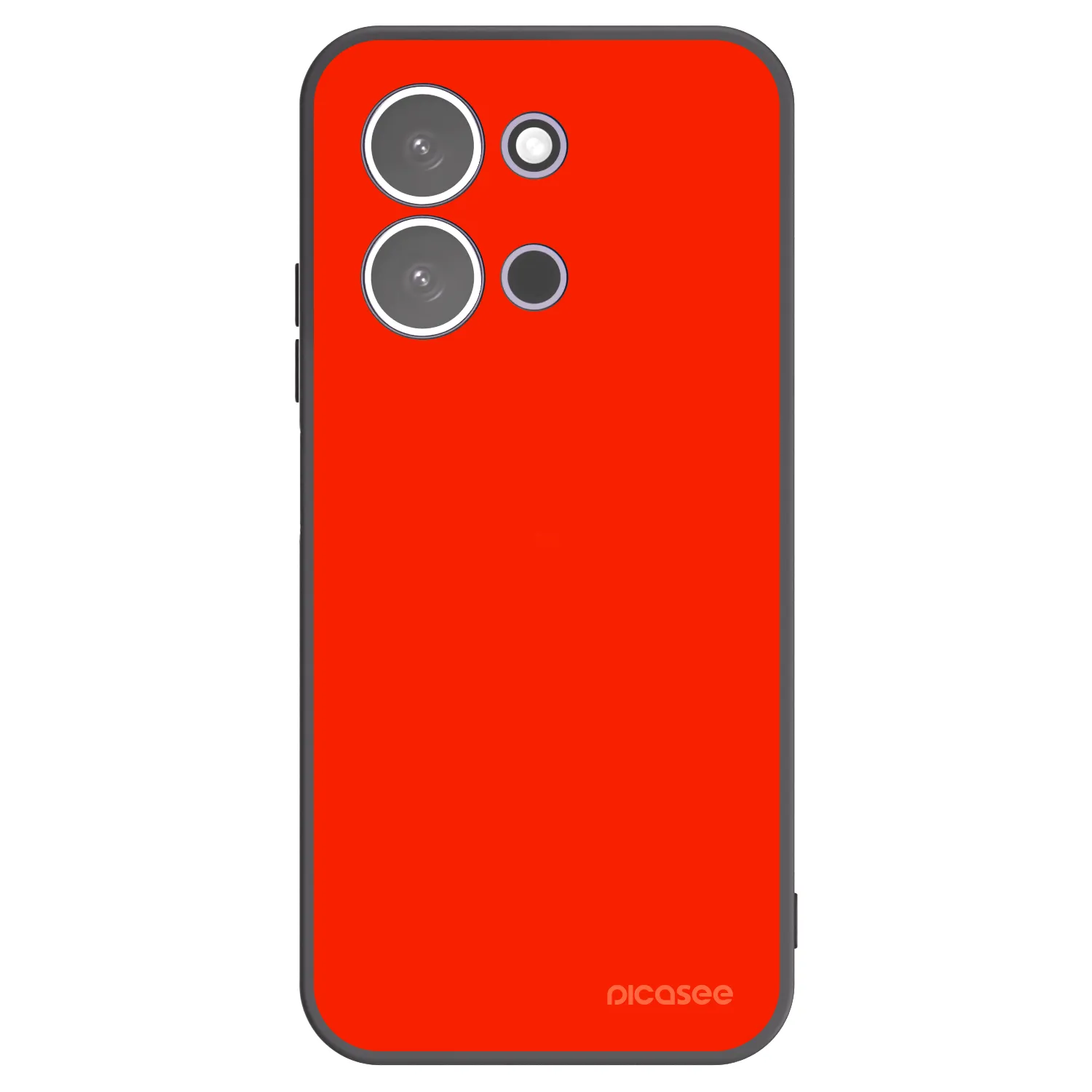Picasee Μαύρη θήκη σιλικόνης για Xiaomi Redmi 15C 5G - Maranello Red