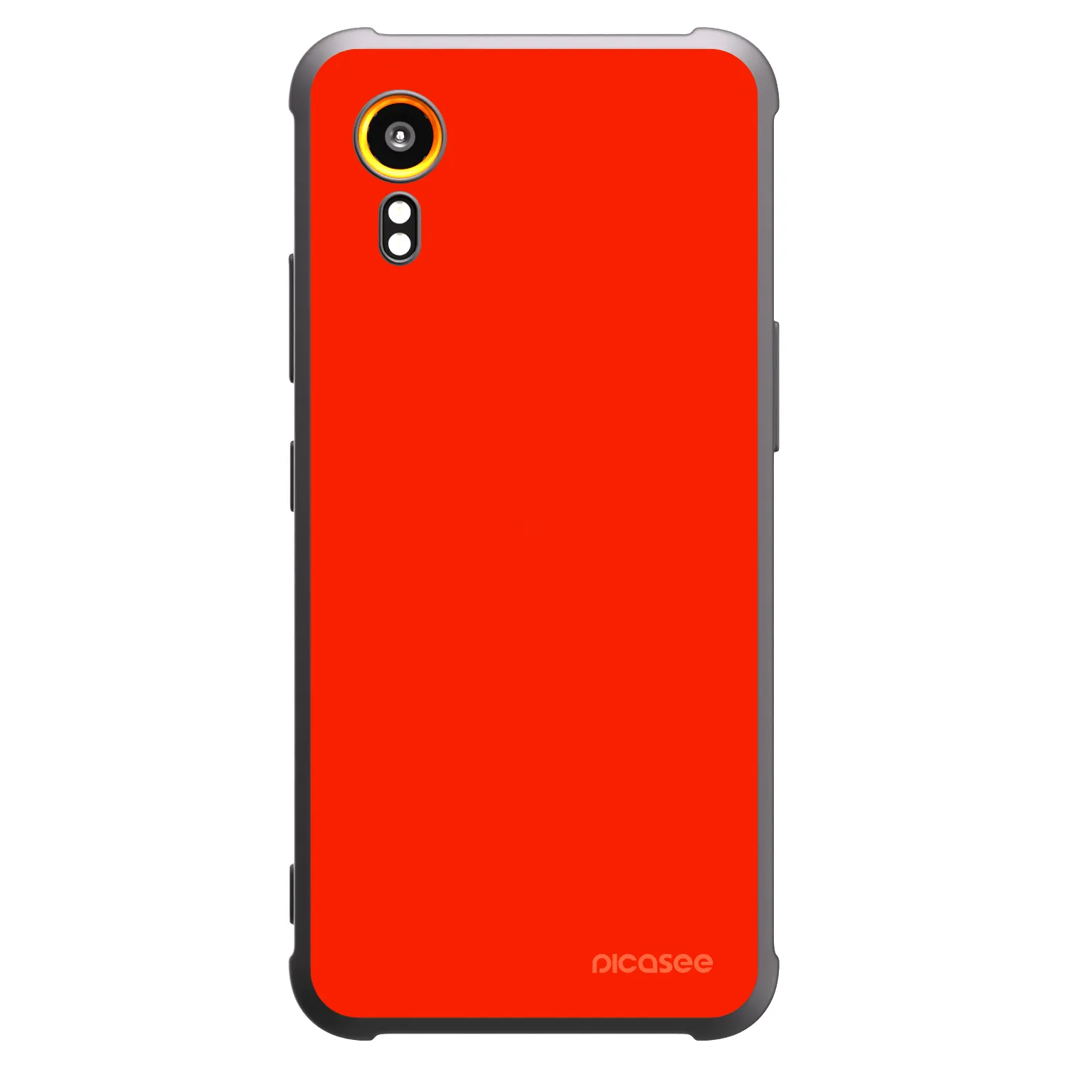 Picasee Μαύρη θήκη σιλικόνης για Samsung Galaxy Xcover 7 - Maranello Red