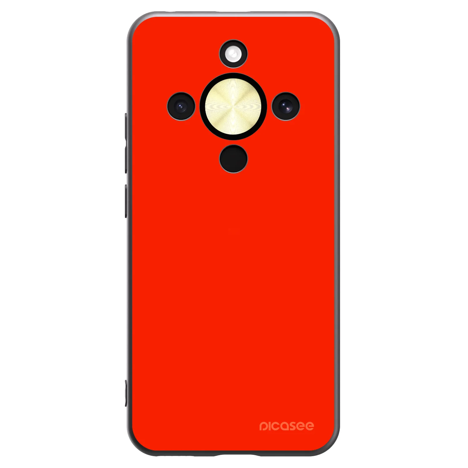 Picasee Μαύρη θήκη σιλικόνης για Honor Magic8 Lite 5G - Maranello Red