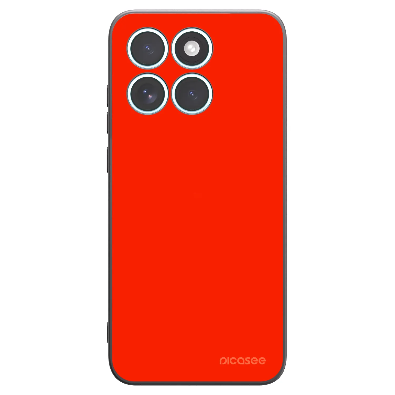 Picasee Μαύρη θήκη σιλικόνης για Motorola Edge 70 Fusion - Maranello Red