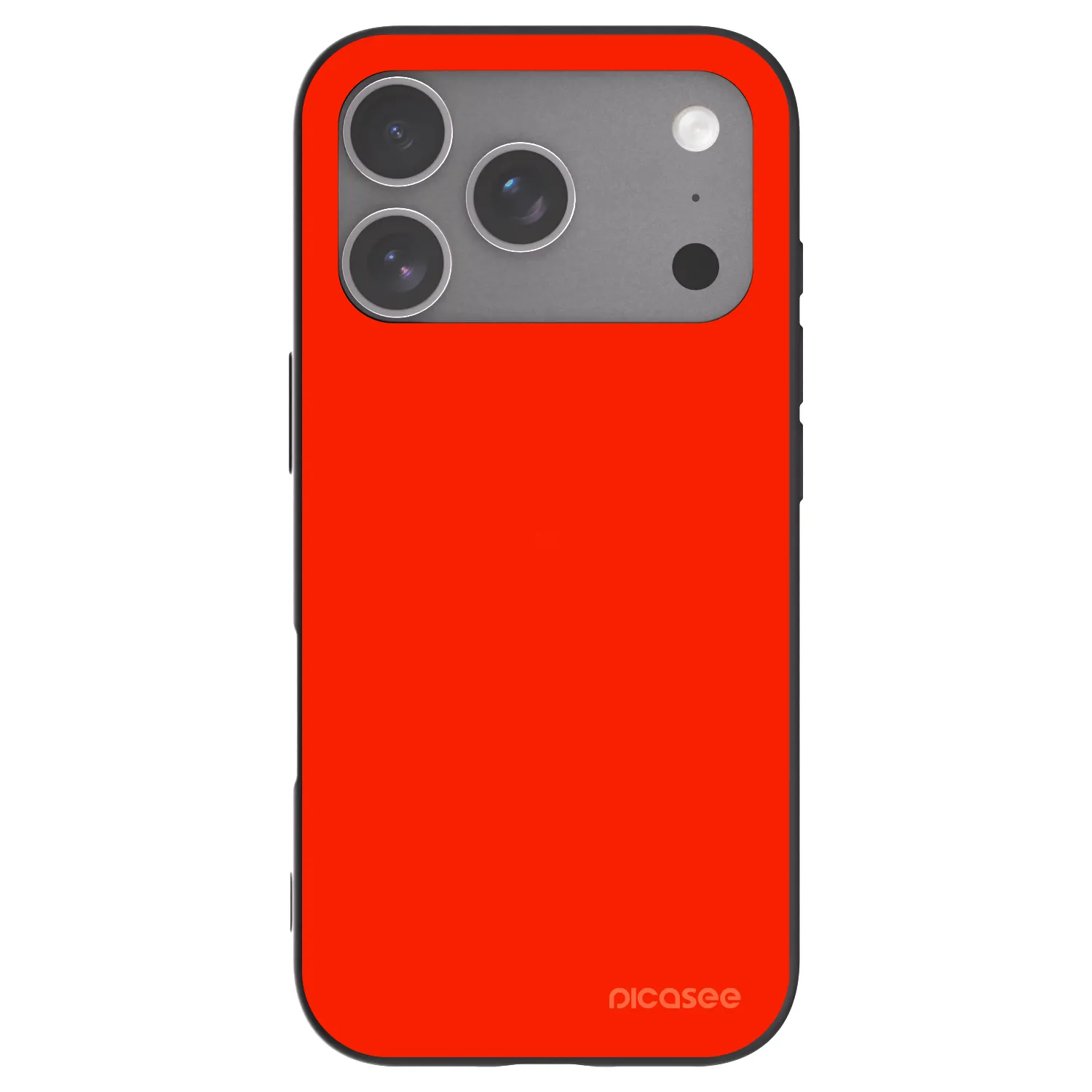 Picasee Μαύρη θήκη σιλικόνης για Apple iPhone 18 Pro - Maranello Red