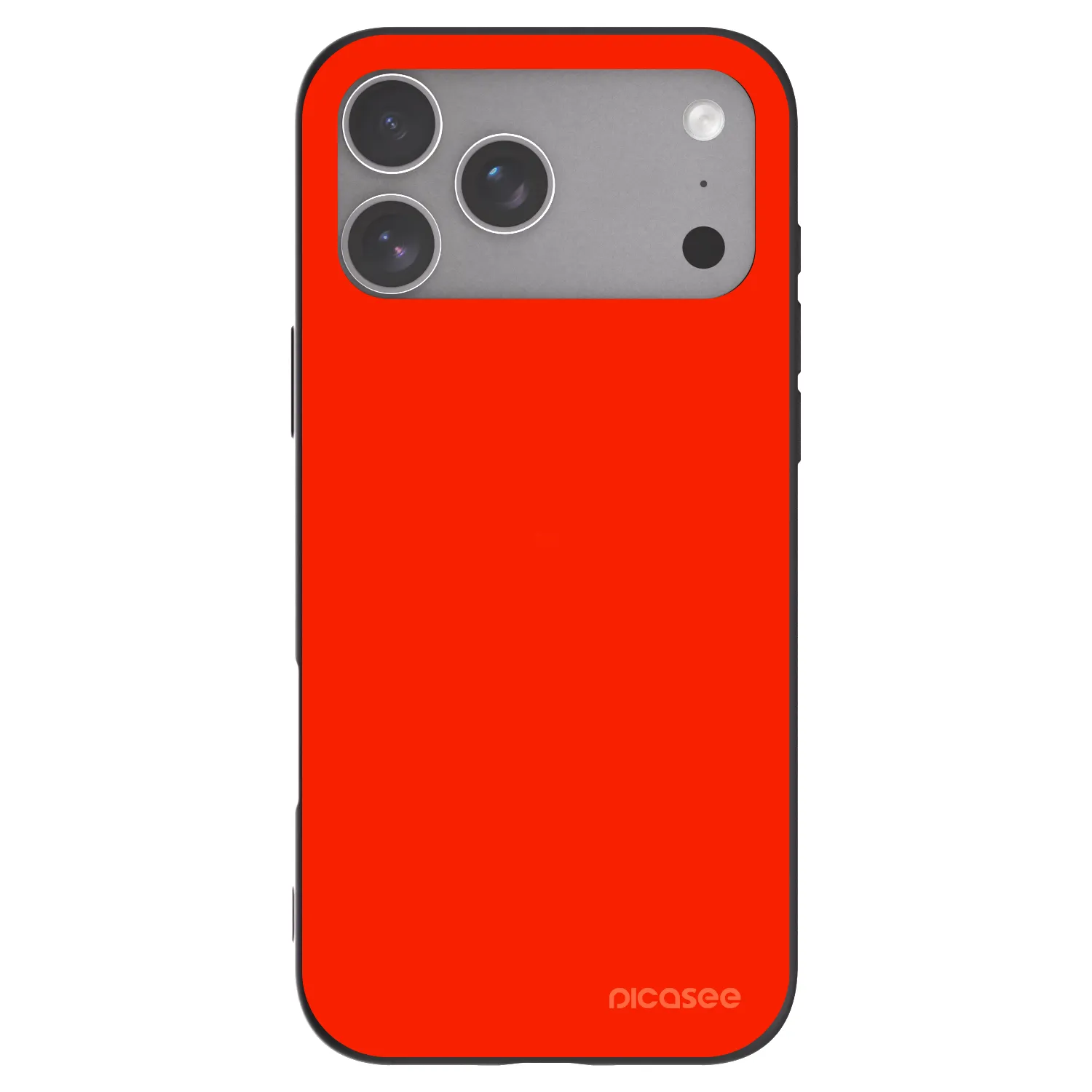 Picasee Μαύρη θήκη σιλικόνης για Apple iPhone 18 Pro Max - Maranello Red