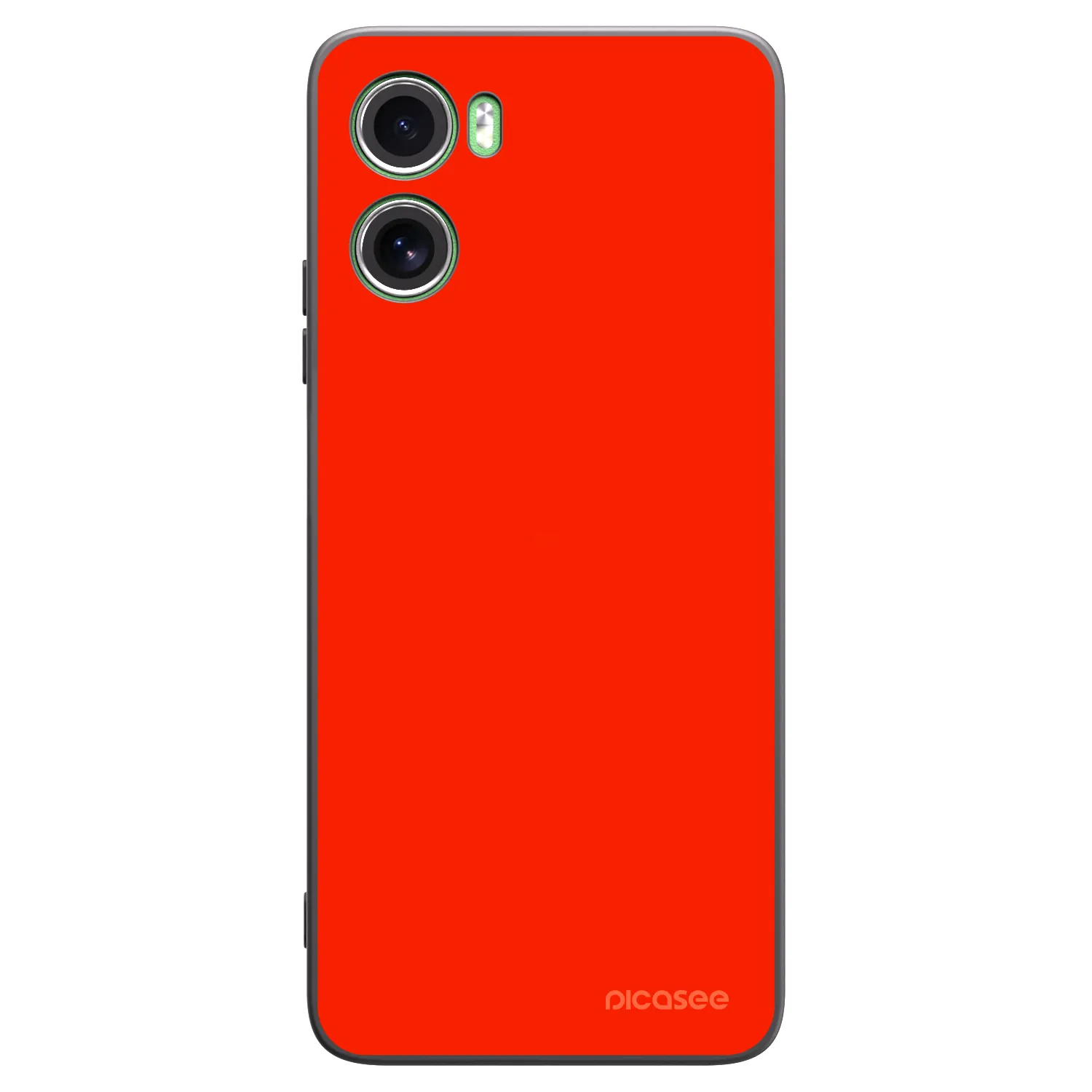 Picasee Μαύρη θήκη σιλικόνης για Motorola Moto G06 - Maranello Red