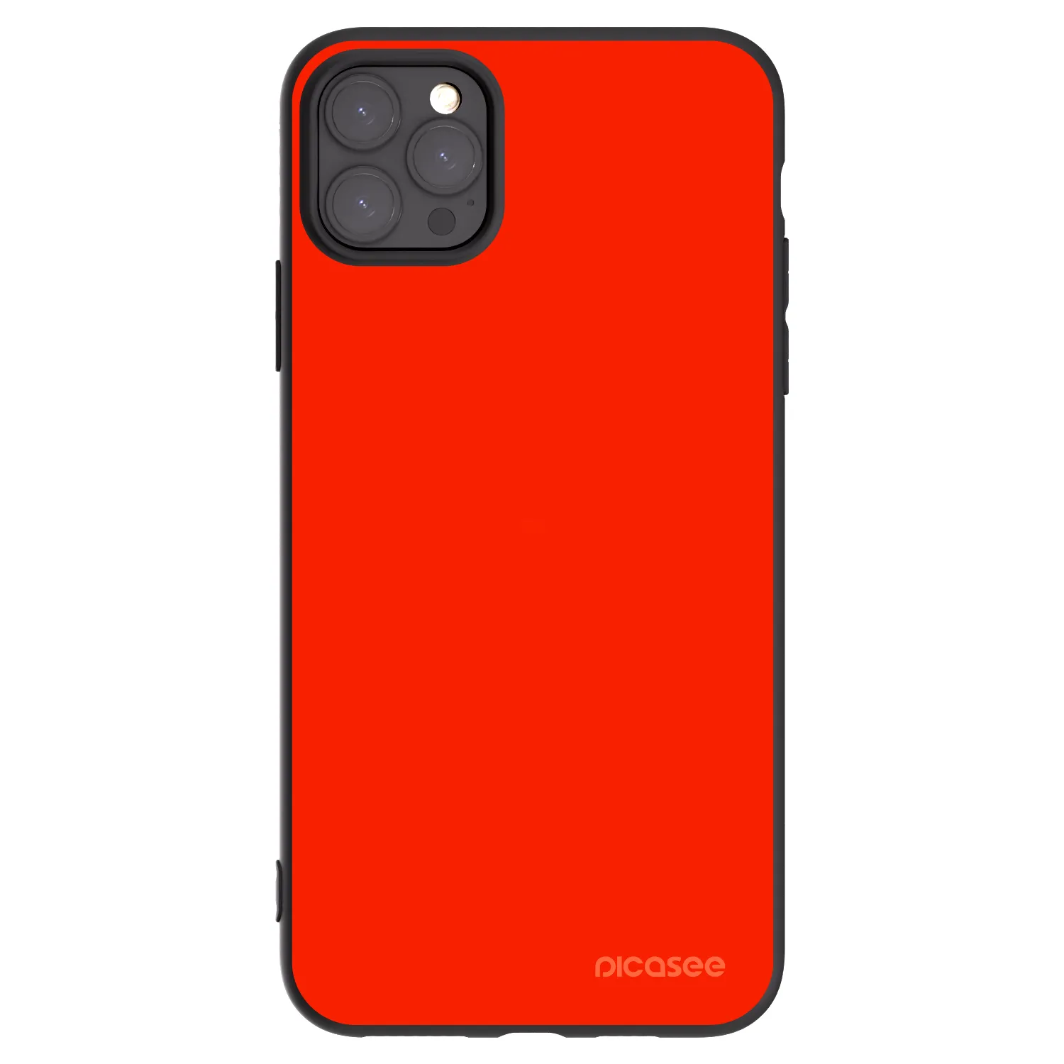 Picasee Μαύρη θήκη σιλικόνης για Apple iPhone 11 Pro Max - Maranello Red