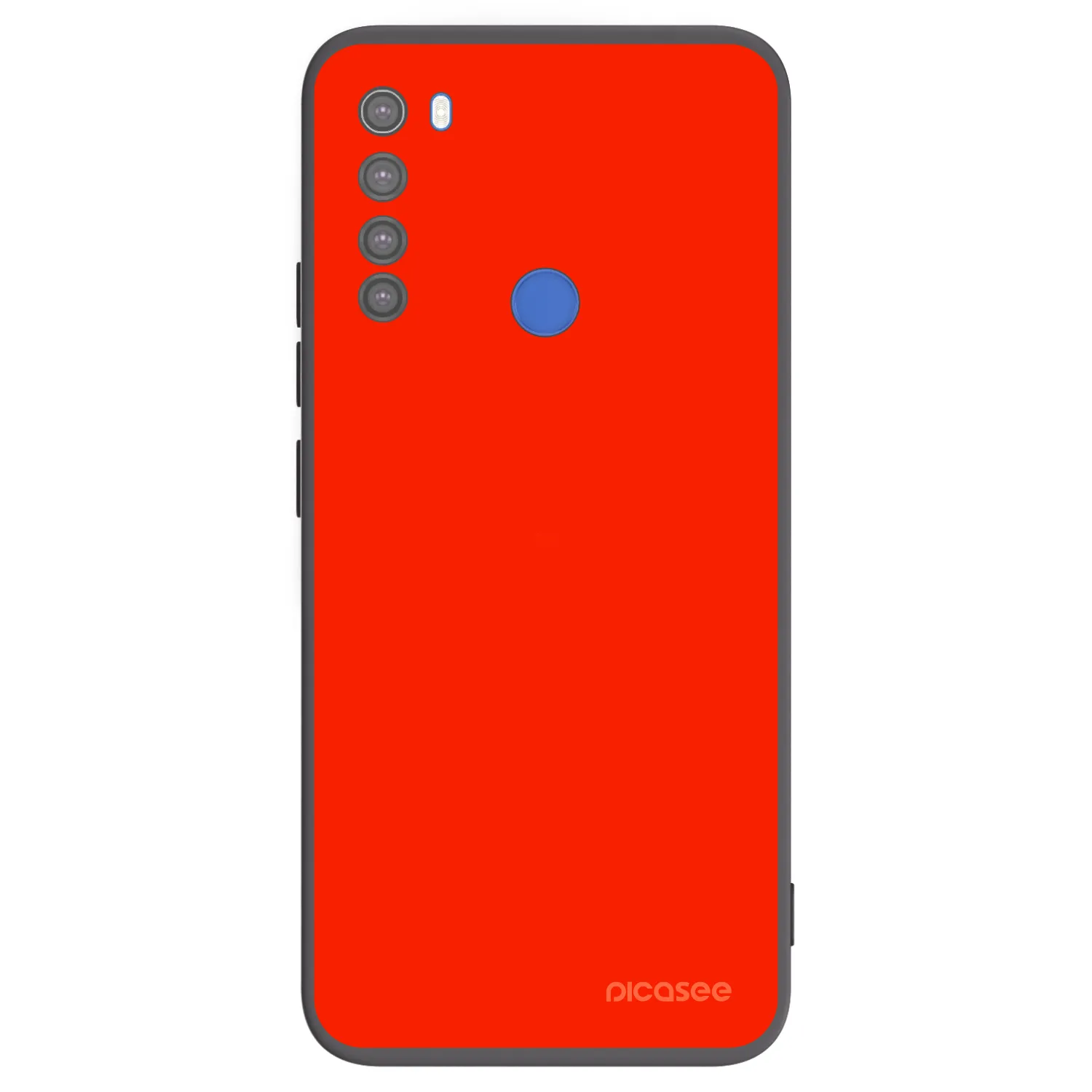 Picasee Μαύρη θήκη σιλικόνης για Xiaomi Redmi Note 8T - Maranello Red