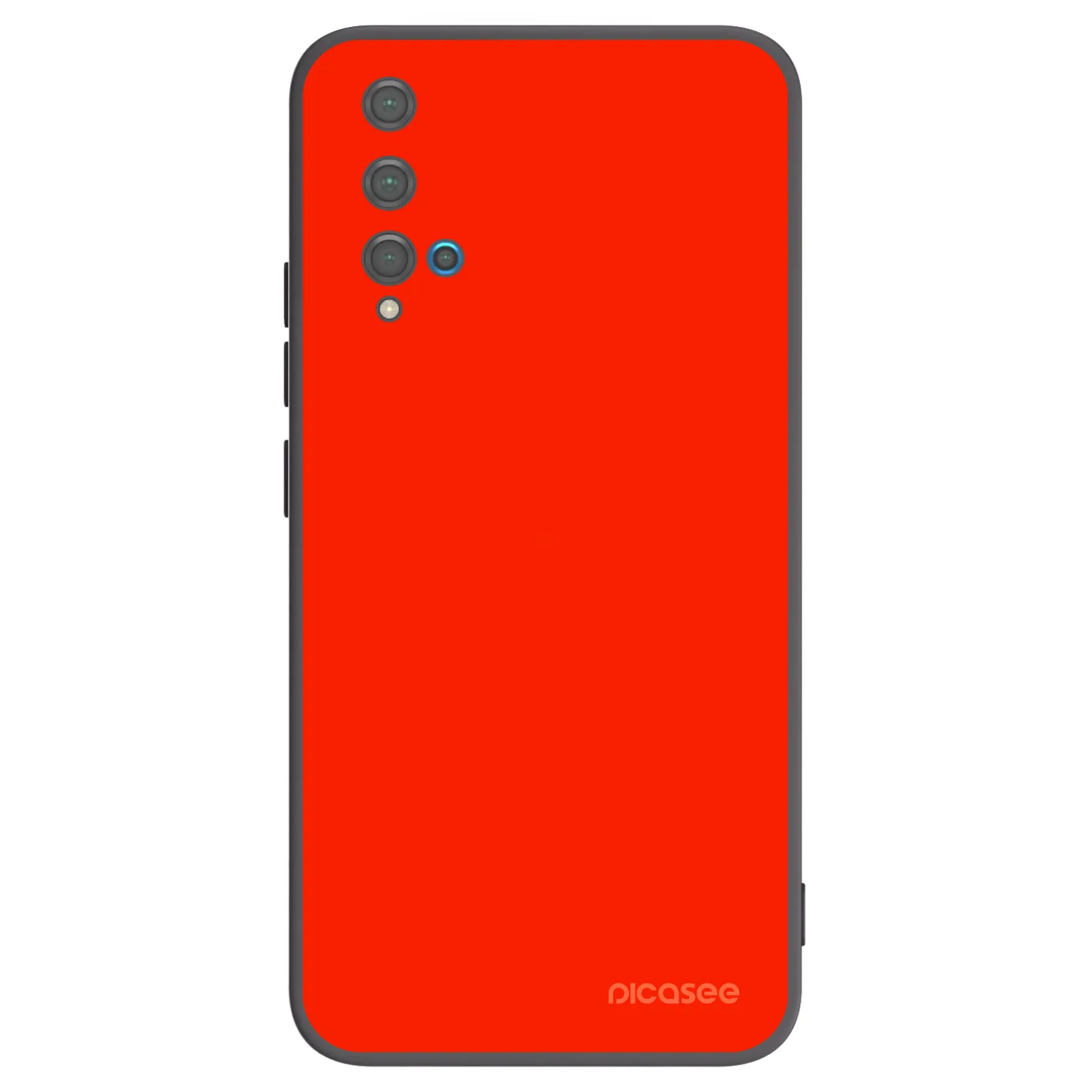 Picasee Μαύρη θήκη σιλικόνης για Huawei Nova 5T - Maranello Red