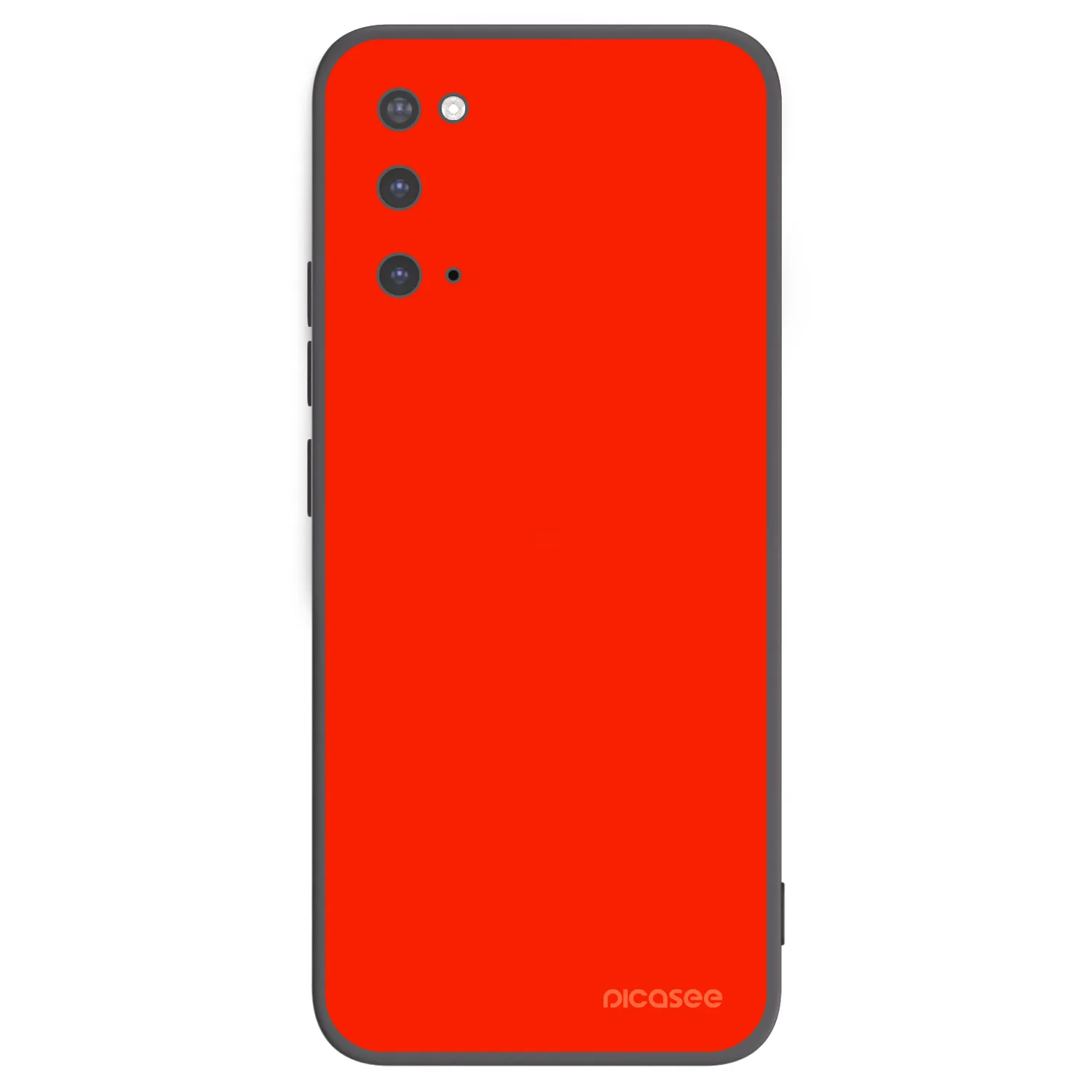 Picasee Μαύρη θήκη σιλικόνης για Samsung Galaxy S20 G980F - Maranello Red