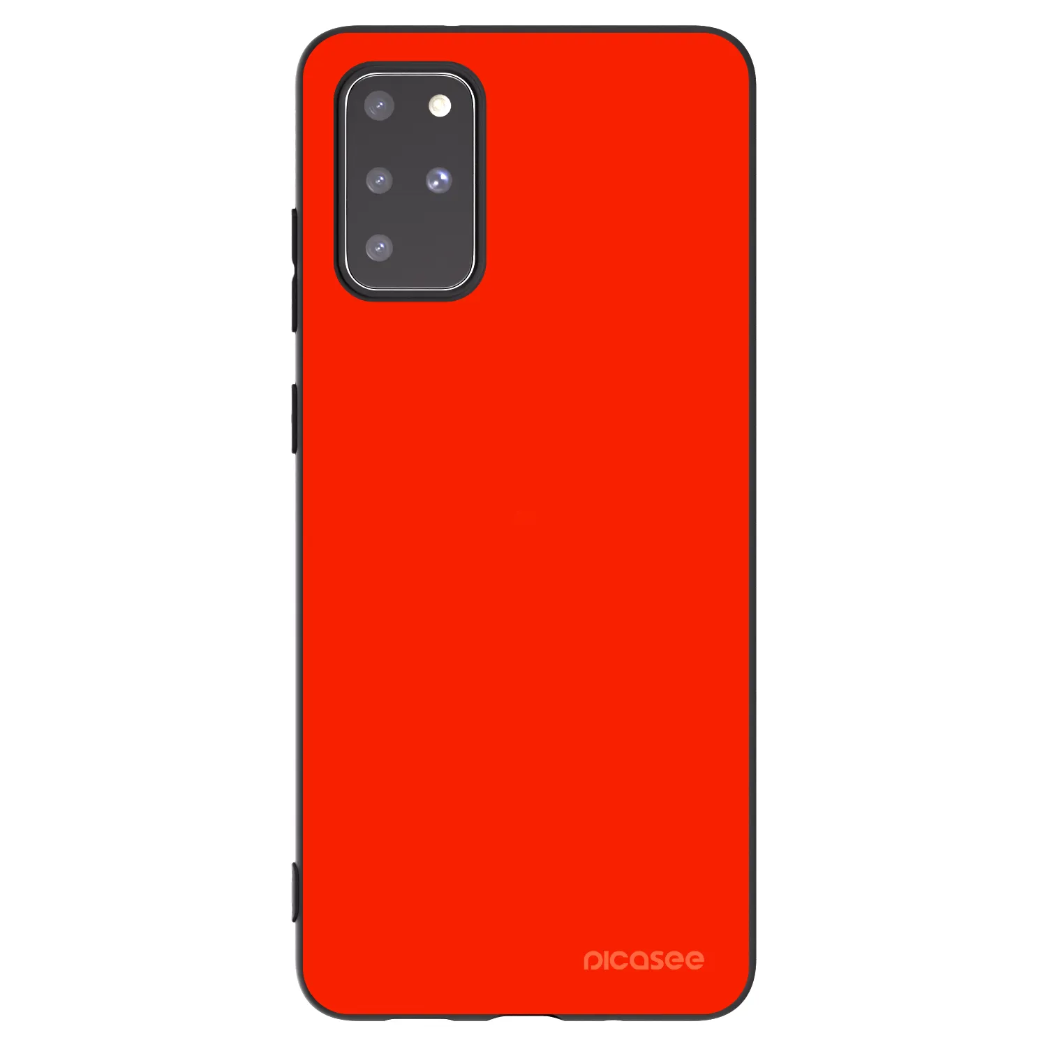Picasee Μαύρη θήκη σιλικόνης για Samsung Galaxy S20+ G985F - Maranello Red