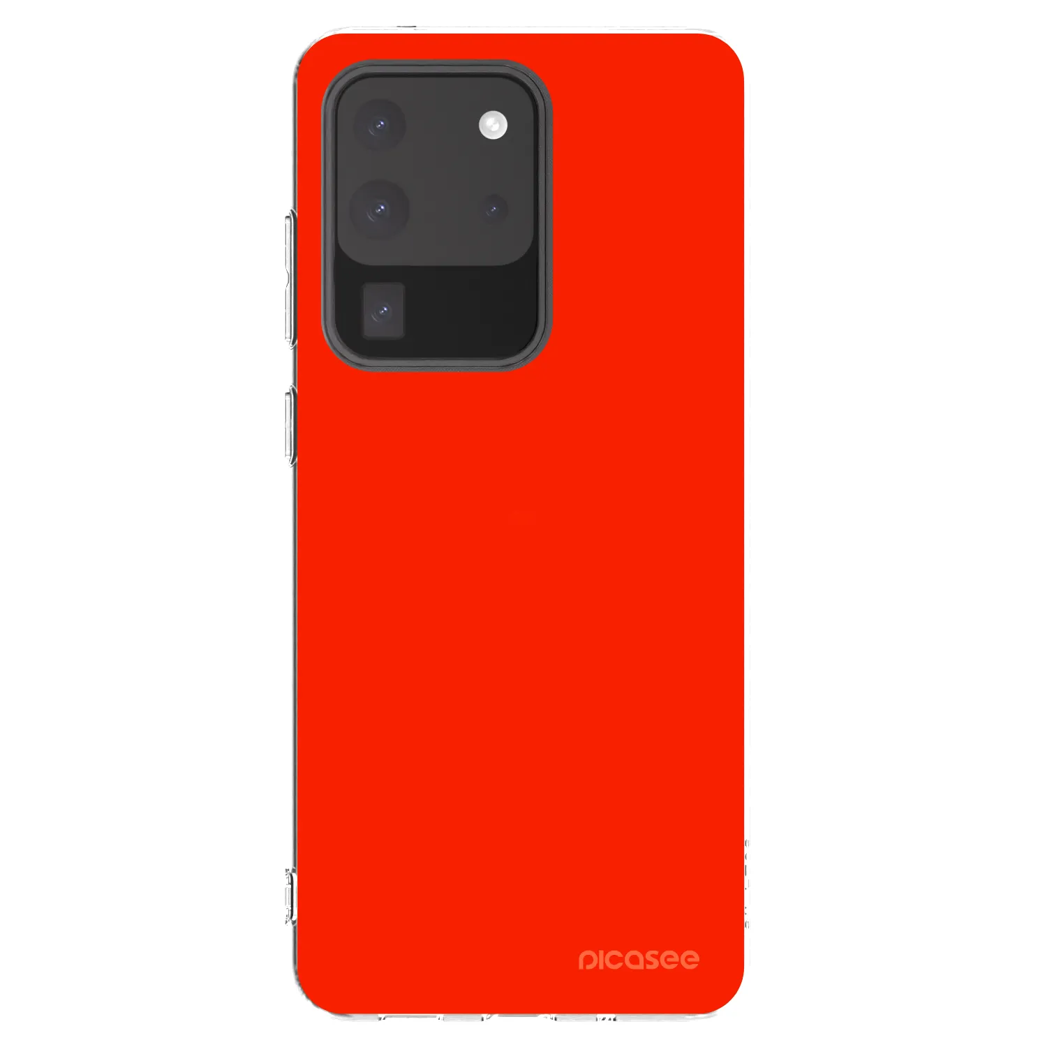 Picasee διαφανής θήκη σιλικόνης Samsung Galaxy S20 Ultra 5G G988F - Maranello Red