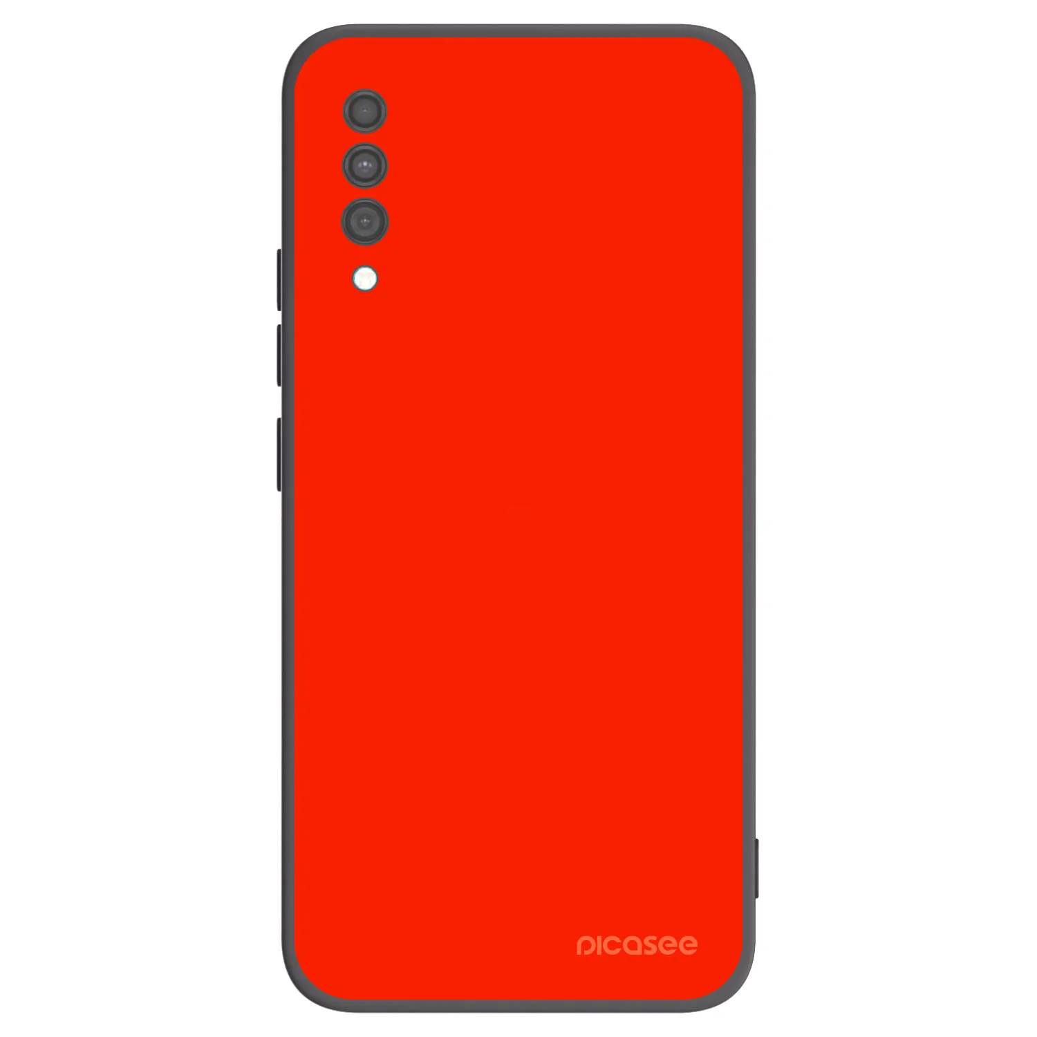 Picasee Μαύρη θήκη σιλικόνης για Samsung Galaxy A30s A307F - Maranello Red