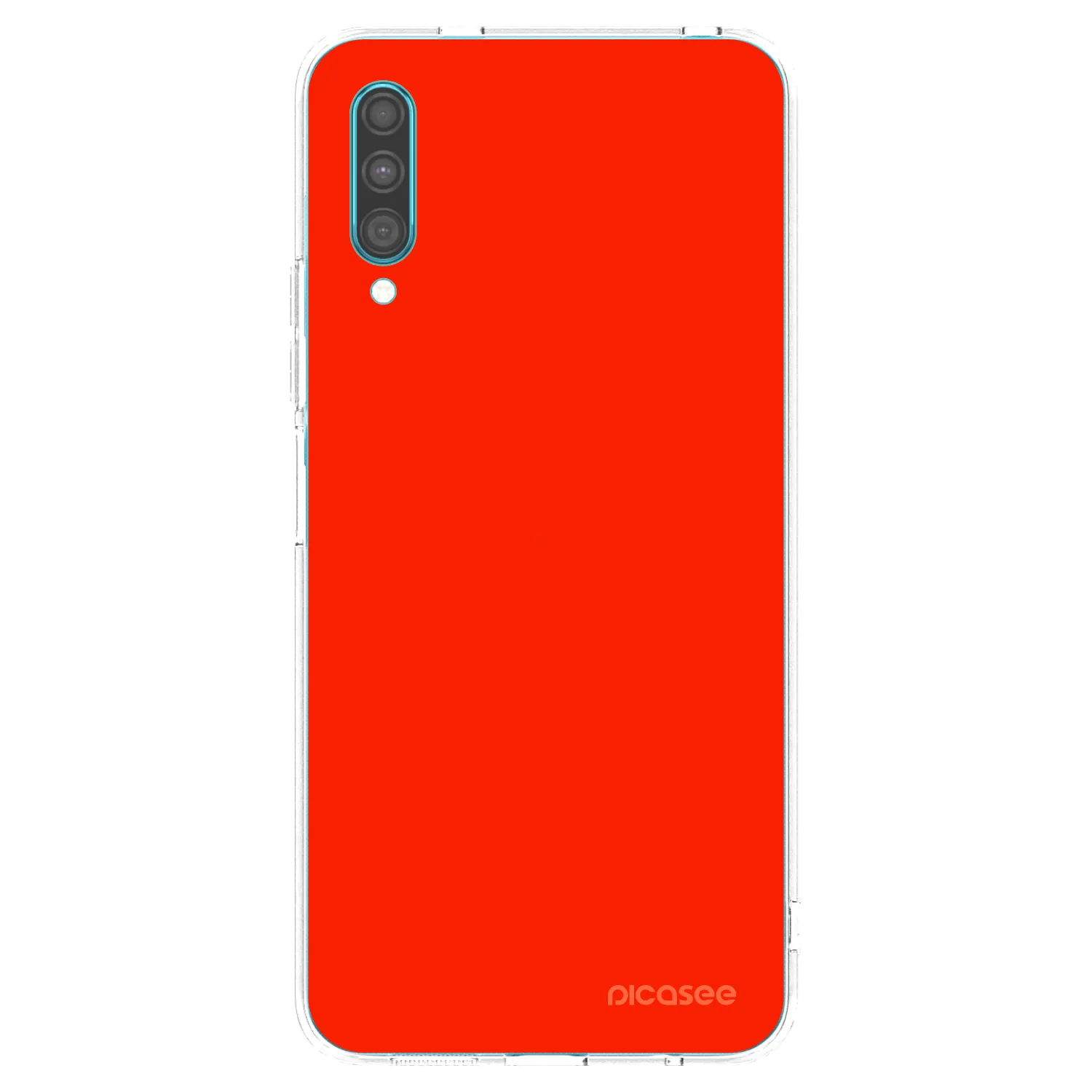 Picasee διαφανής θήκη σιλικόνης Samsung Galaxy A30s A307F - Maranello Red