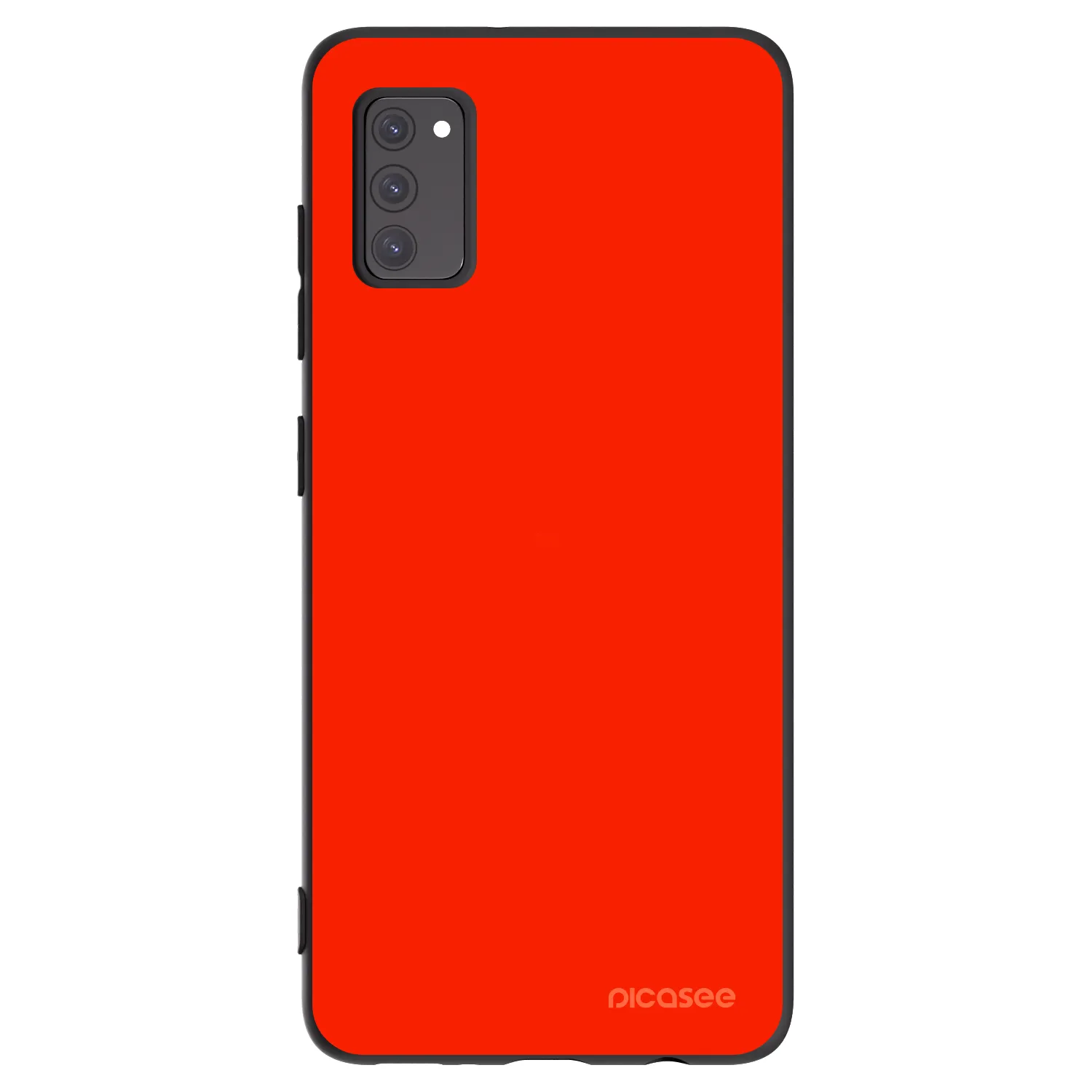 Picasee Μαύρη θήκη σιλικόνης για Samsung Galaxy A41 A415F - Maranello Red