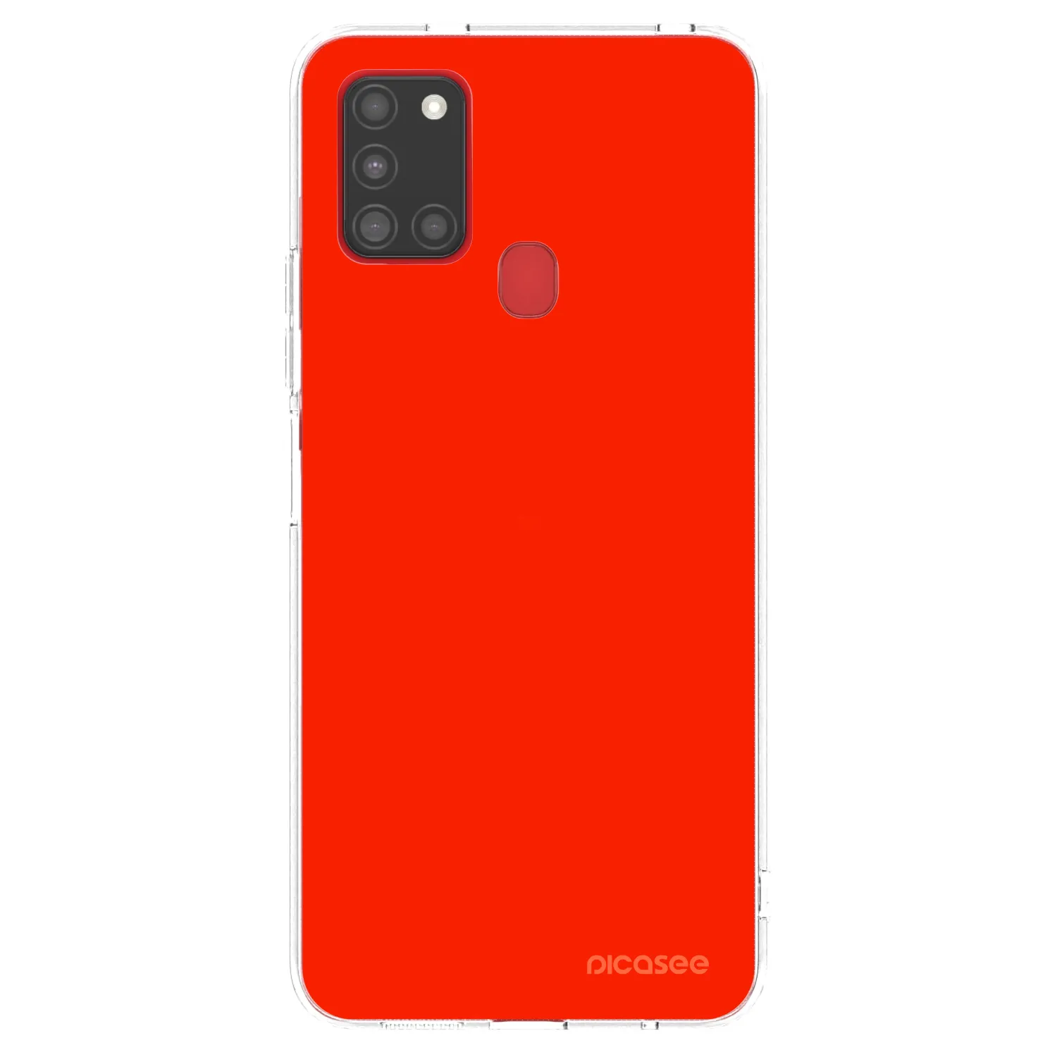 Picasee διαφανής θήκη σιλικόνης Samsung Galaxy A21s - Maranello Red