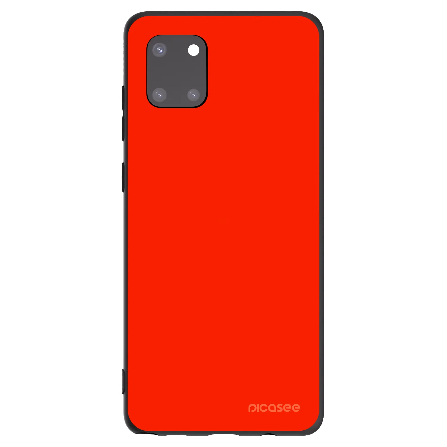 Picasee Μαύρη θήκη σιλικόνης για Samsung Galaxy Note 10 Lite N770F - Maranello Red
