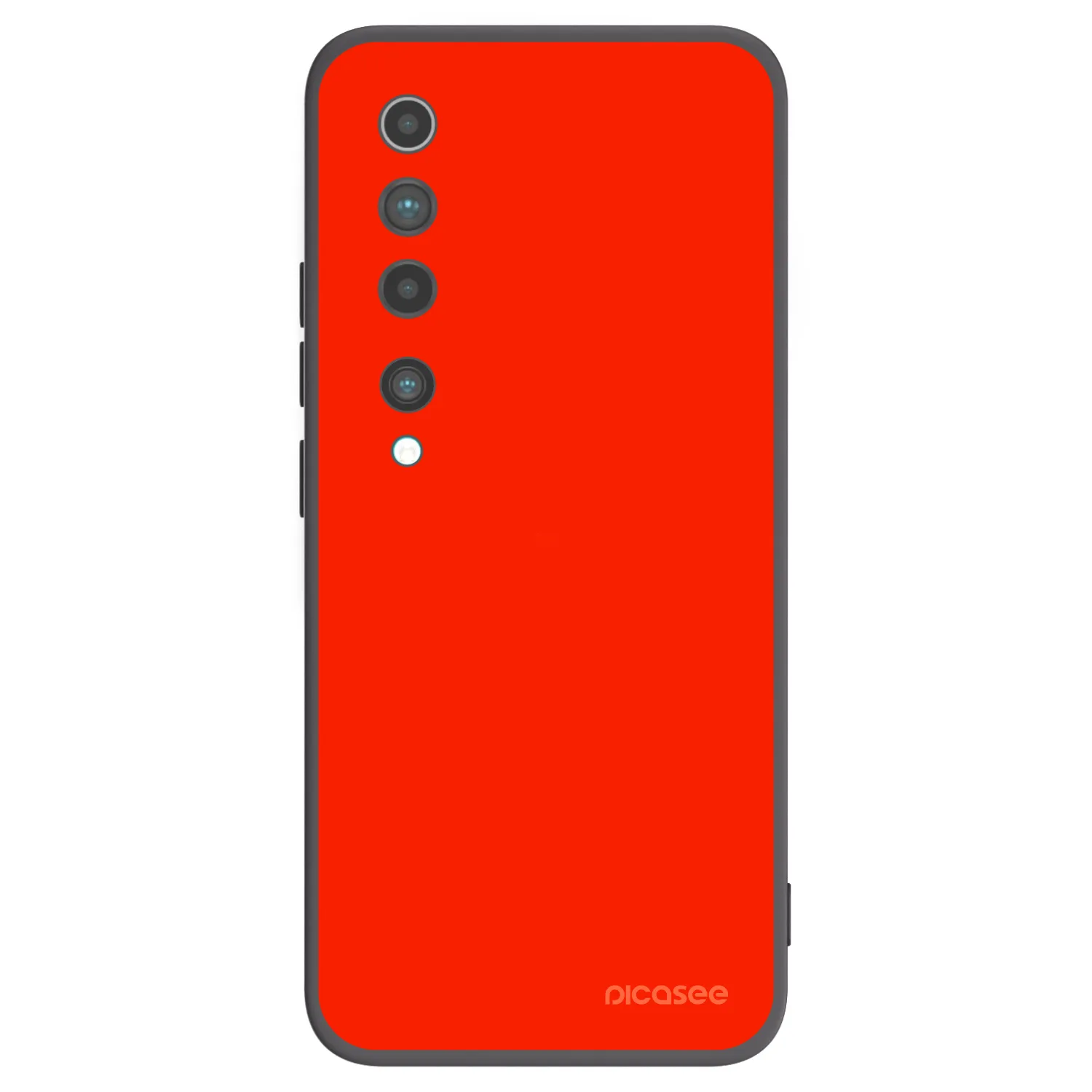 Picasee Μαύρη θήκη σιλικόνης για Xiaomi Mi 10 - Maranello Red