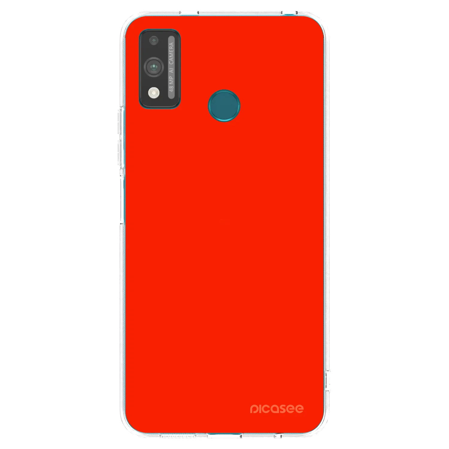 Picasee διαφανής θήκη σιλικόνης Honor 9X Lite - Maranello Red