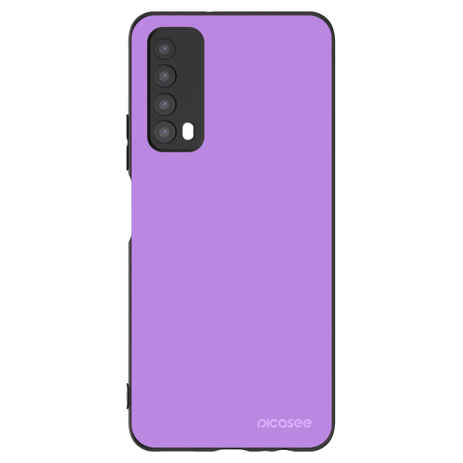 Picasee Μαύρη θήκη σιλικόνης για Huawei P Smart 2021 - Mystic Melody