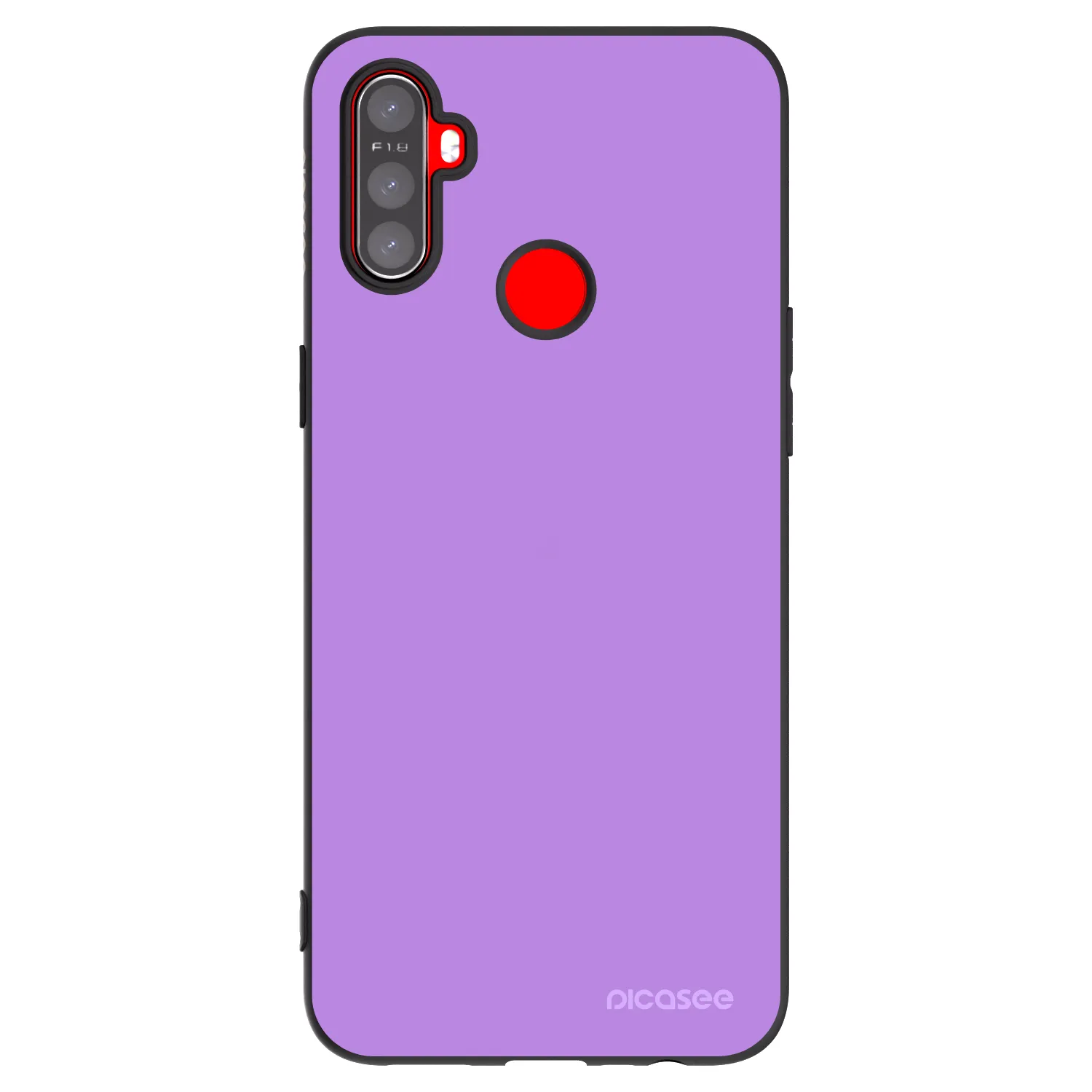 Picasee Μαύρη θήκη σιλικόνης για Realme C3 - Mystic Melody