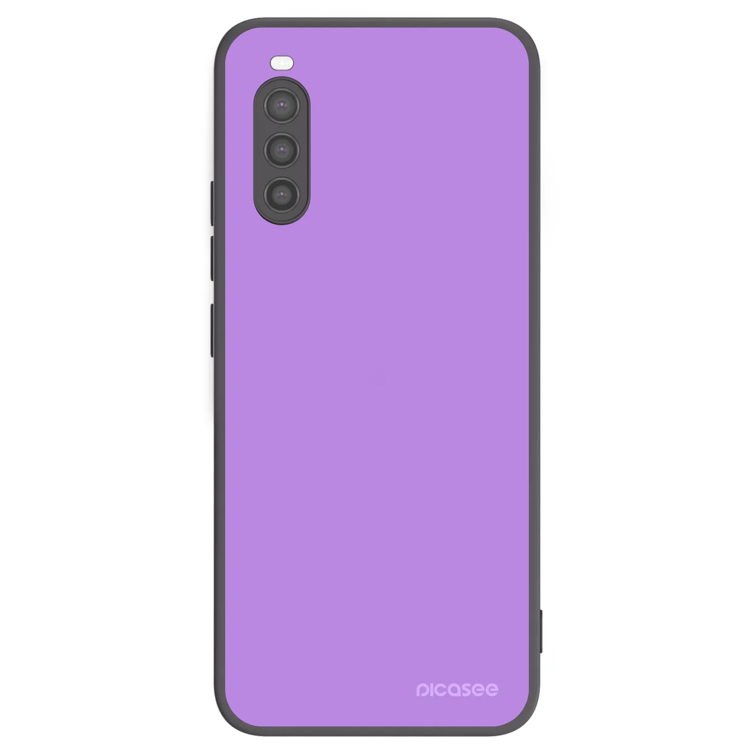 Picasee Μαύρη θήκη σιλικόνης για Sony Xperia 10 II - Mystic Melody