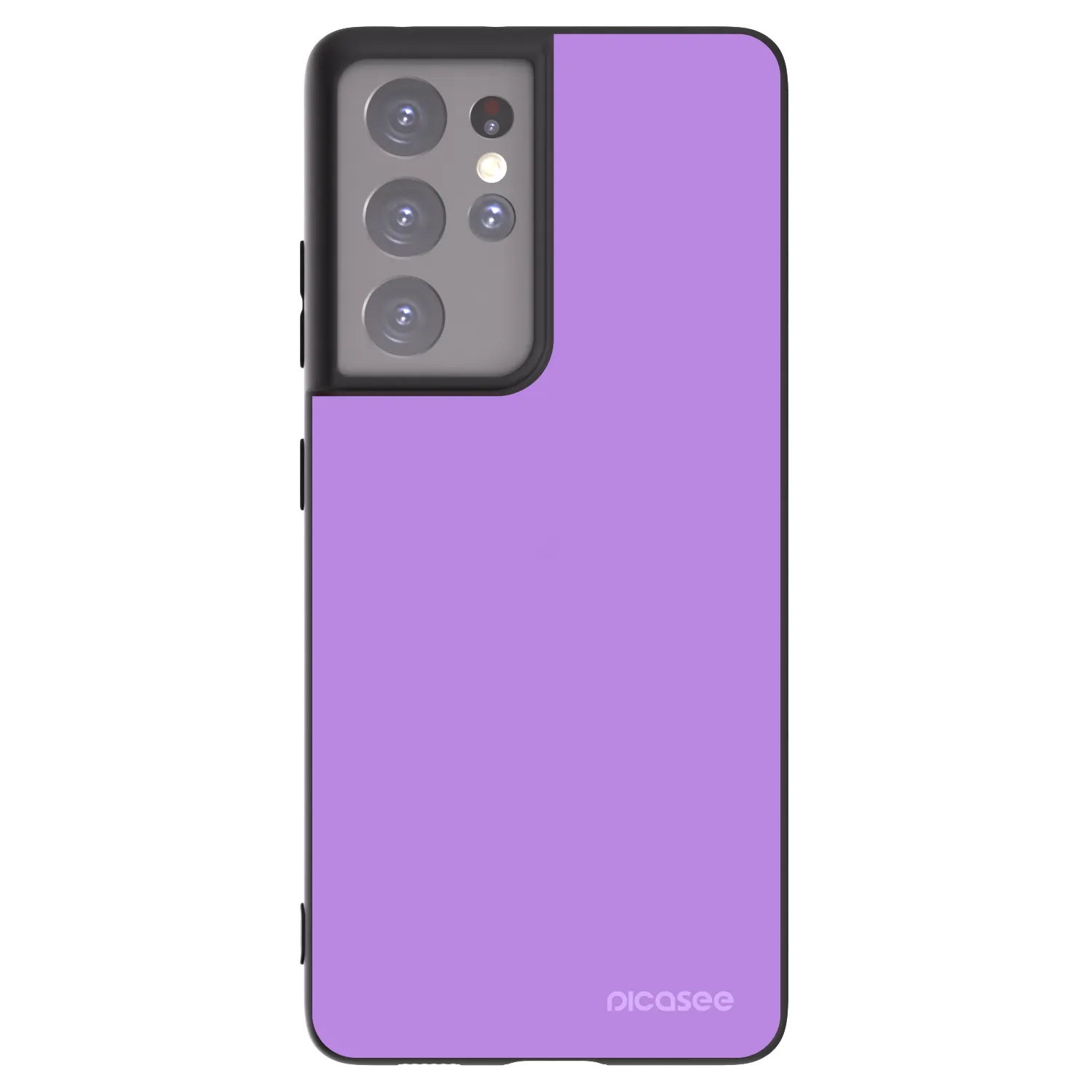 Picasee Μαύρη θήκη σιλικόνης για Samsung Galaxy S21 Ultra 5G G998B - Mystic Melody