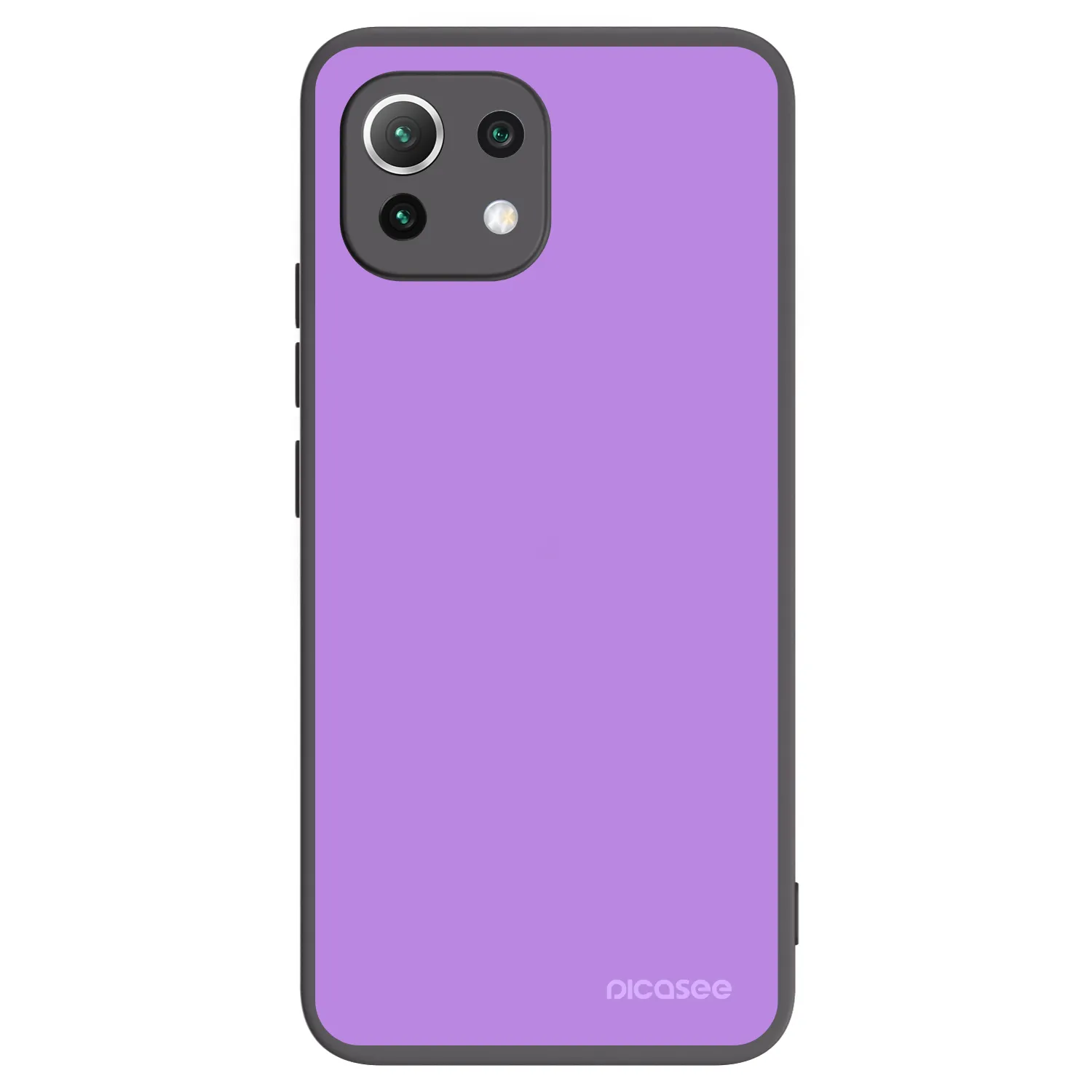 Picasee Μαύρη θήκη σιλικόνης για Xiaomi 11 Lite 5G NE - Mystic Melody