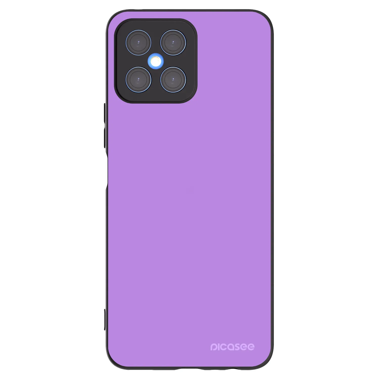 Picasee Μαύρη θήκη σιλικόνης για Honor X8 4G - Mystic Melody