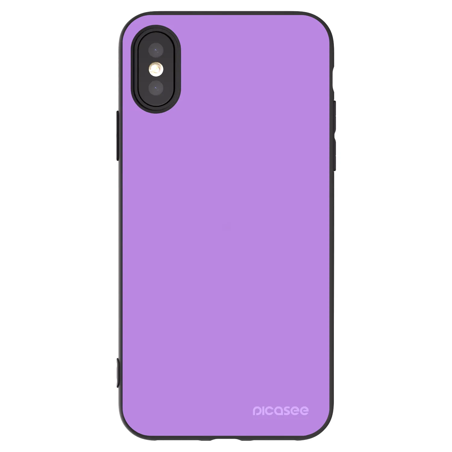 Picasee Μαύρη θήκη σιλικόνης για Apple iPhone X/XS - Mystic Melody