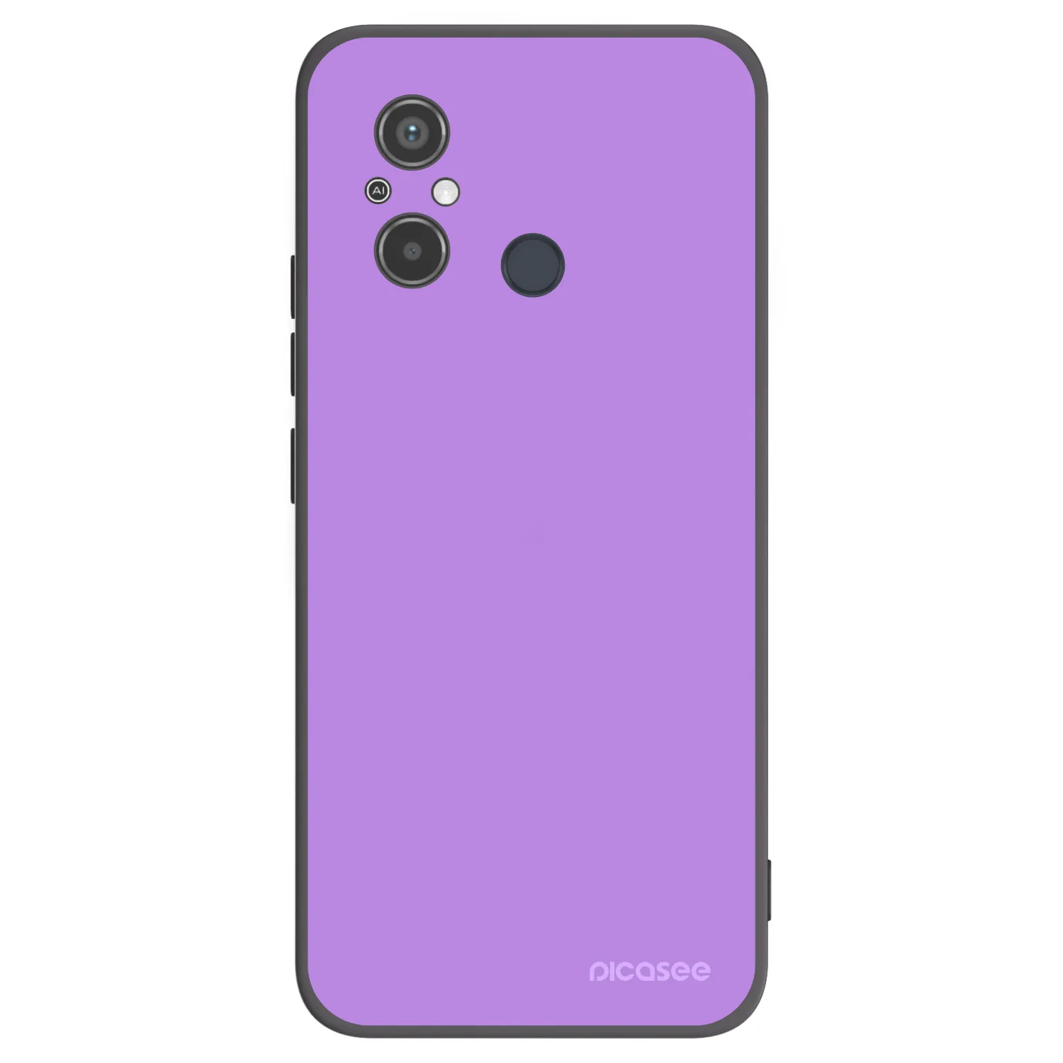 Picasee Μαύρη θήκη σιλικόνης για Xiaomi Redmi 12C - Mystic Melody