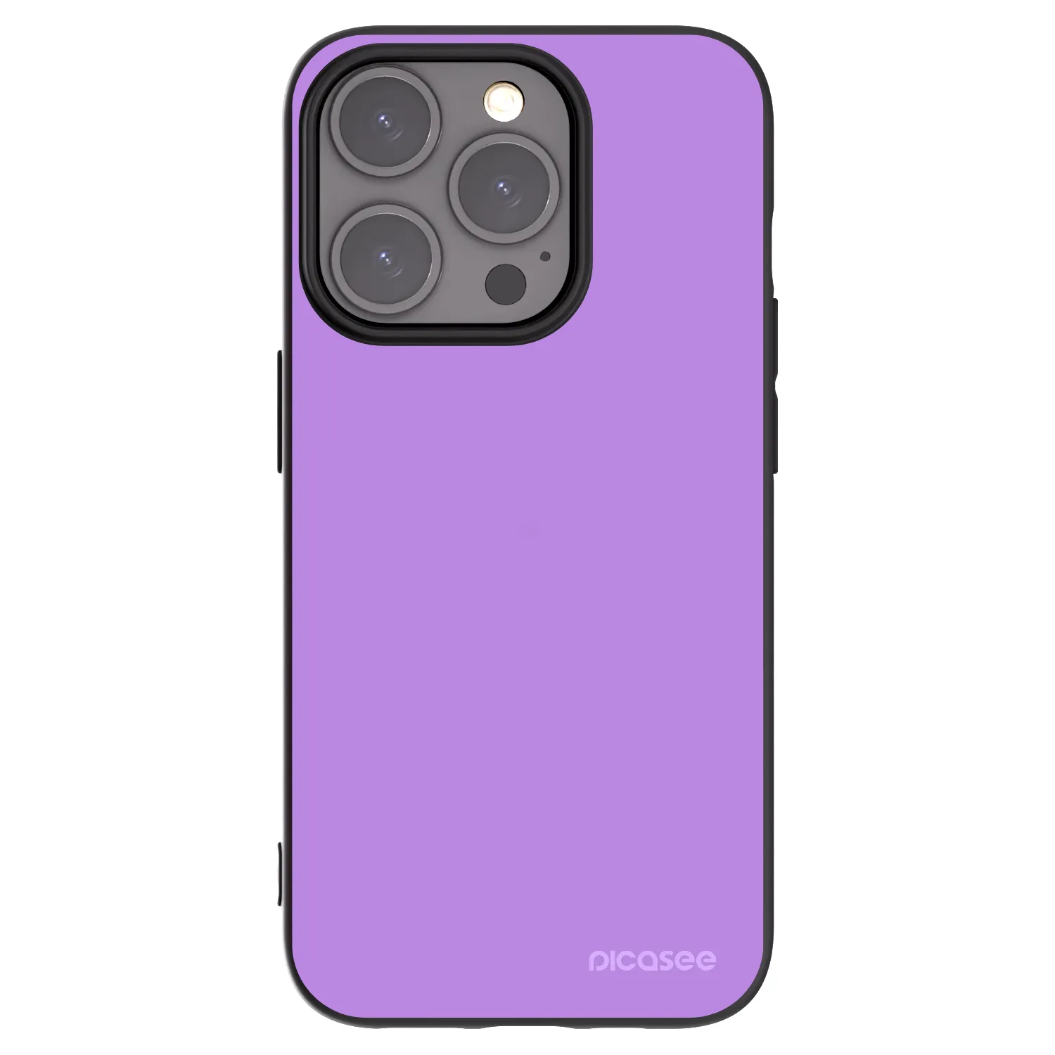 Picasee Μαύρη θήκη σιλικόνης για Apple iPhone 15 Pro - Mystic Melody