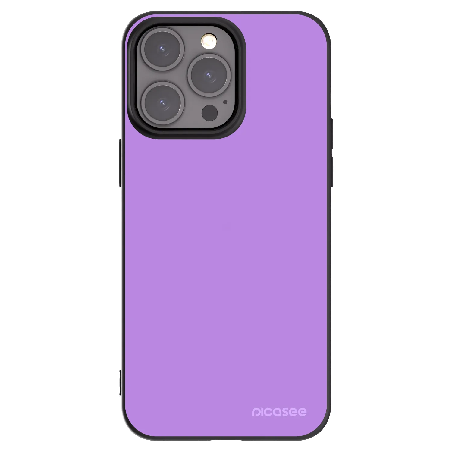 Picasee Μαύρη θήκη σιλικόνης για Apple iPhone 15 Pro Max - Mystic Melody