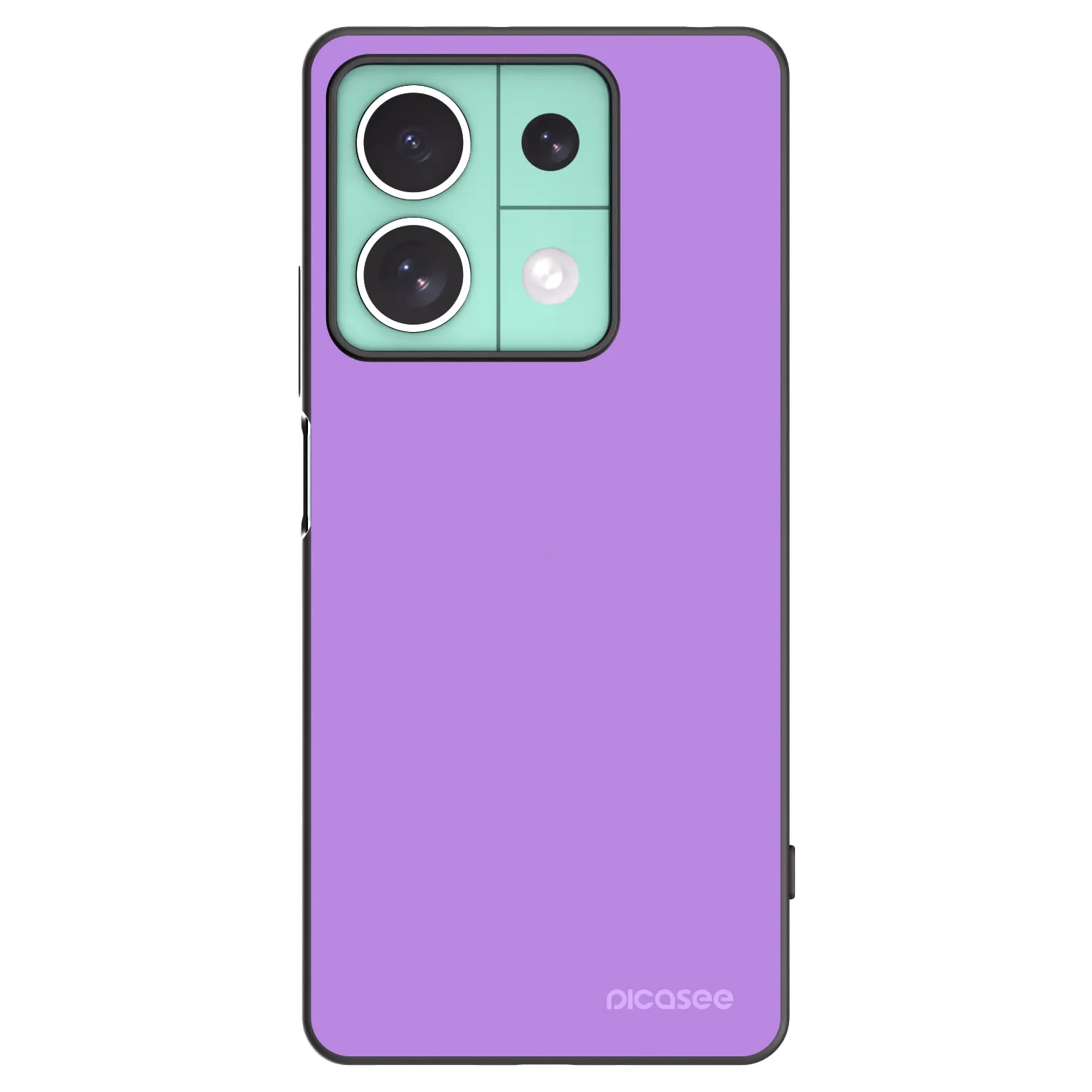 Picasee Μαύρη θήκη σιλικόνης για Xiaomi Redmi Note 13 5G - Mystic Melody