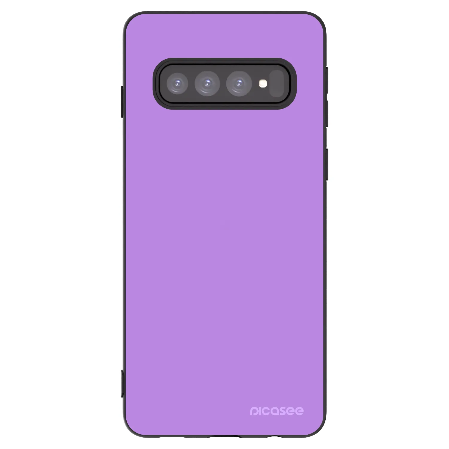 Picasee Μαύρη θήκη σιλικόνης για Samsung Galaxy S10 G973 - Mystic Melody