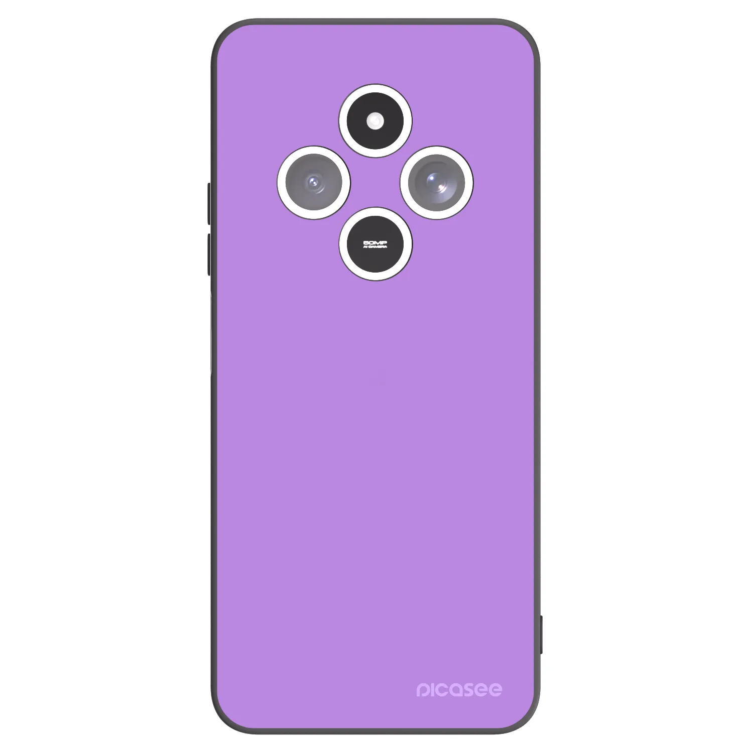 Picasee Μαύρη θήκη σιλικόνης για Xiaomi Redmi 14C - Mystic Melody