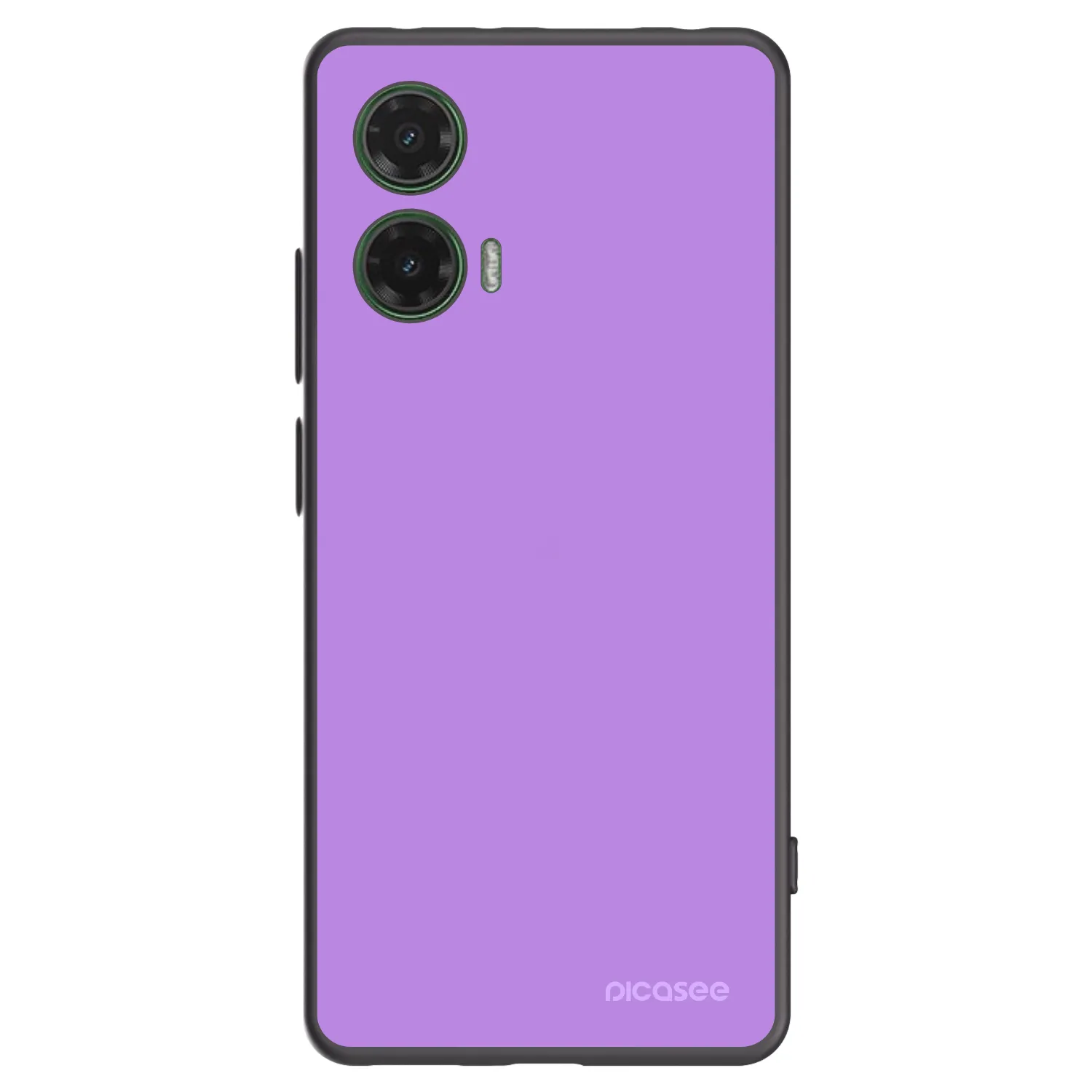 Picasee Μαύρη θήκη σιλικόνης για Motorola Moto G35 5G - Mystic Melody