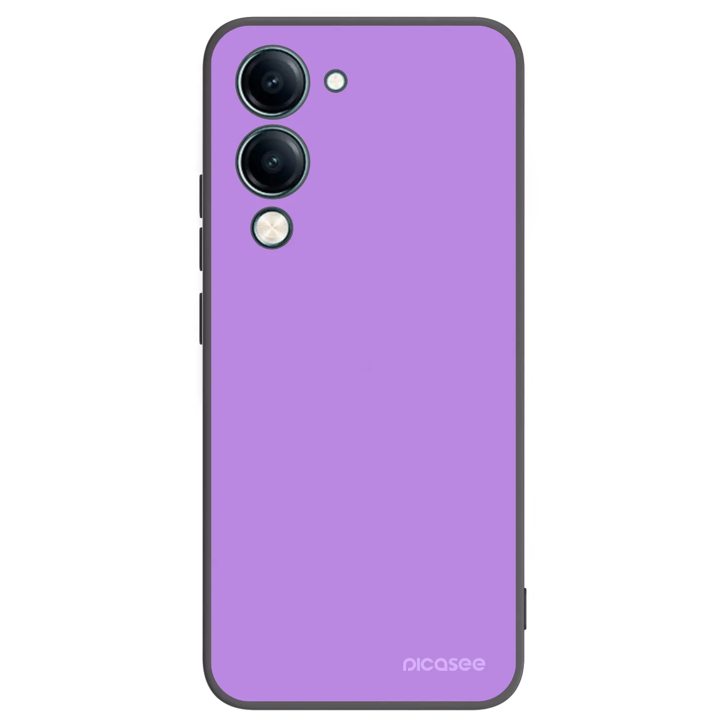 Picasee Μαύρη θήκη σιλικόνης για Vivo Y29s 5G - Mystic Melody