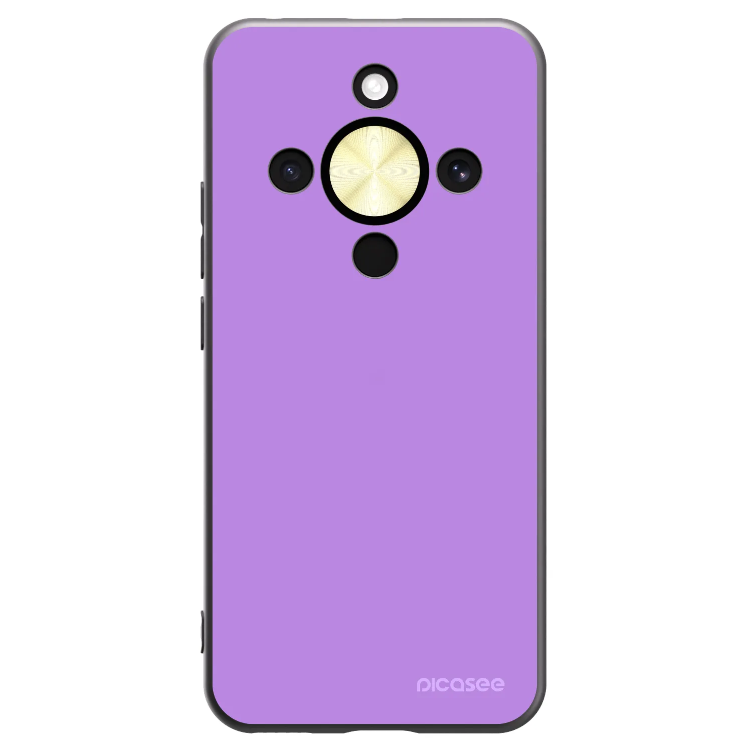 Picasee Μαύρη θήκη σιλικόνης για Honor Magic8 Lite 5G - Mystic Melody