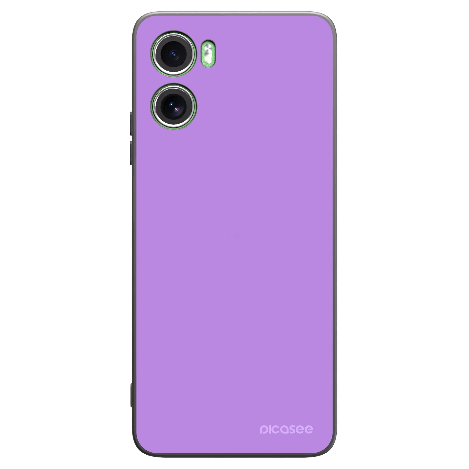Picasee Μαύρη θήκη σιλικόνης για Motorola Moto G06 - Mystic Melody