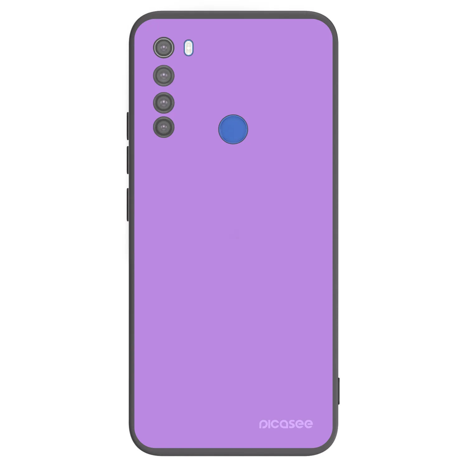 Picasee Μαύρη θήκη σιλικόνης για Xiaomi Redmi Note 8T - Mystic Melody