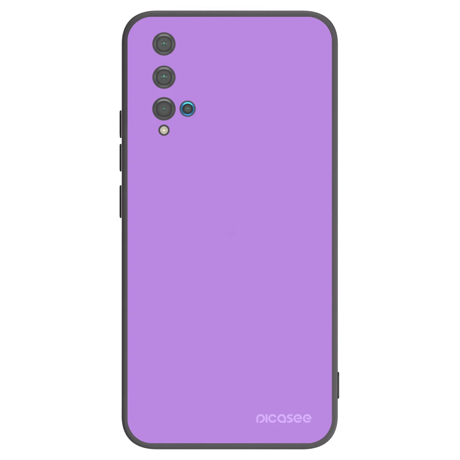 Picasee Μαύρη θήκη σιλικόνης για Huawei Nova 5T - Mystic Melody