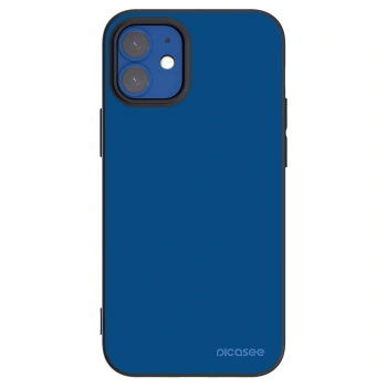 Picasee Μαύρη θήκη σιλικόνης για Apple iPhone 12 mini - Navy Blue