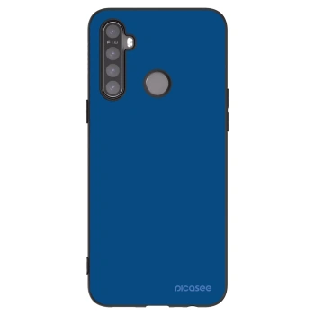 Picasee Μαύρη θήκη σιλικόνης για Realme 5 - Navy Blue