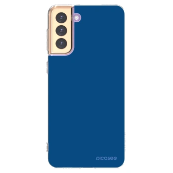 Picasee διαφανής θήκη σιλικόνης Samsung Galaxy S21+ 5G G996F - Navy Blue